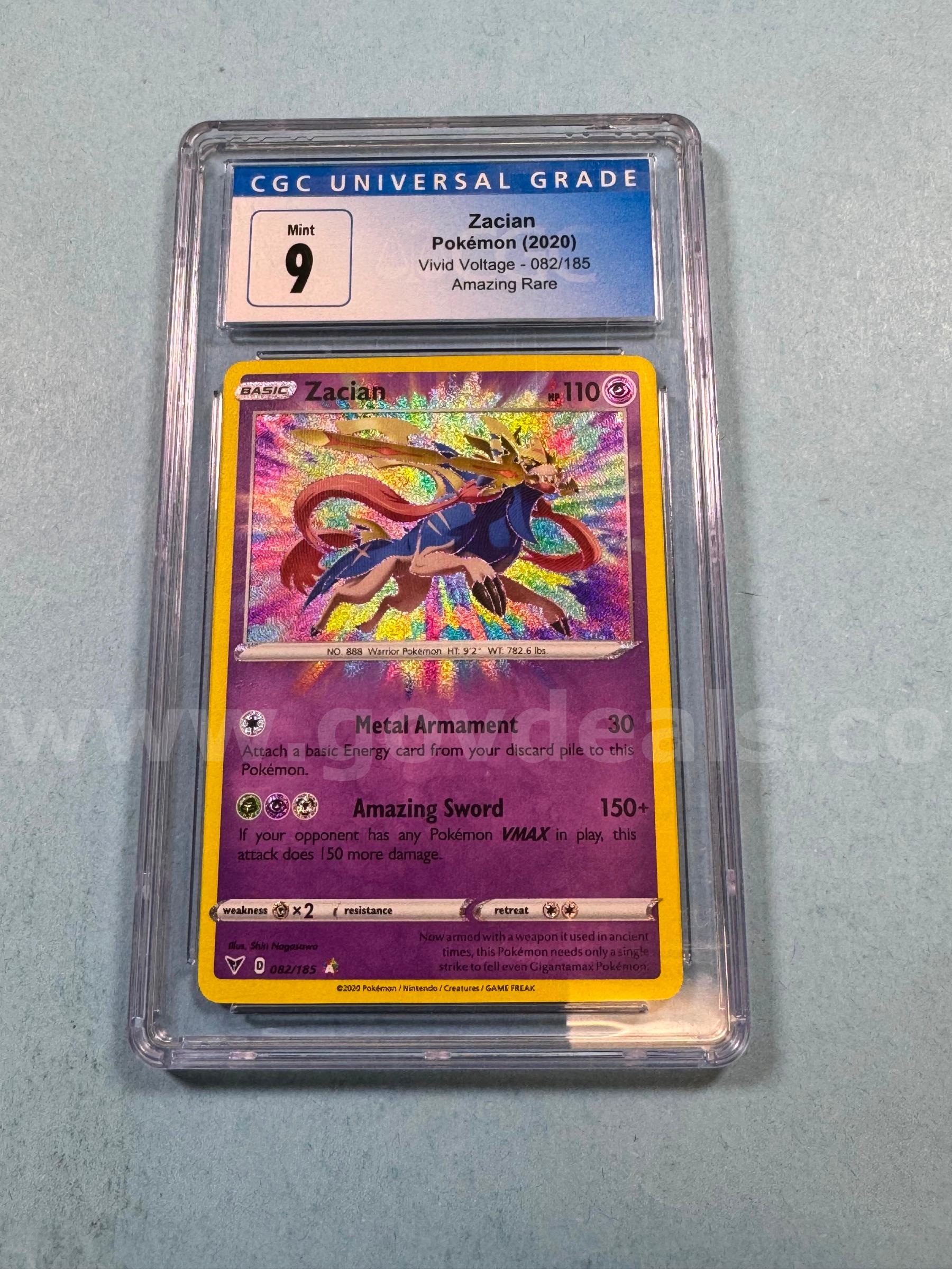 2020 Zacian Pokémon Vivid Voltage   Government Surplus Auction - Primary Photo