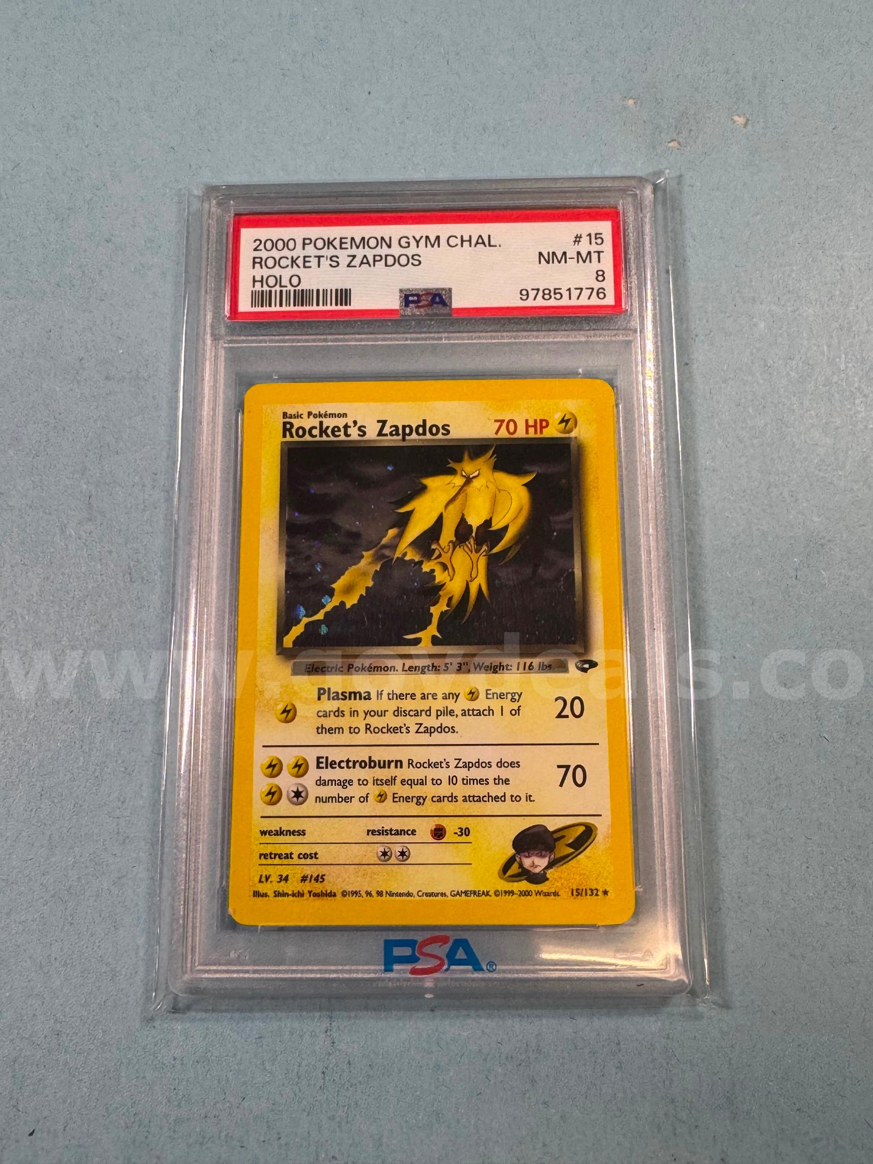 2000 Rockets Zapados Pokémon   Government Surplus Auction - Primary Photo