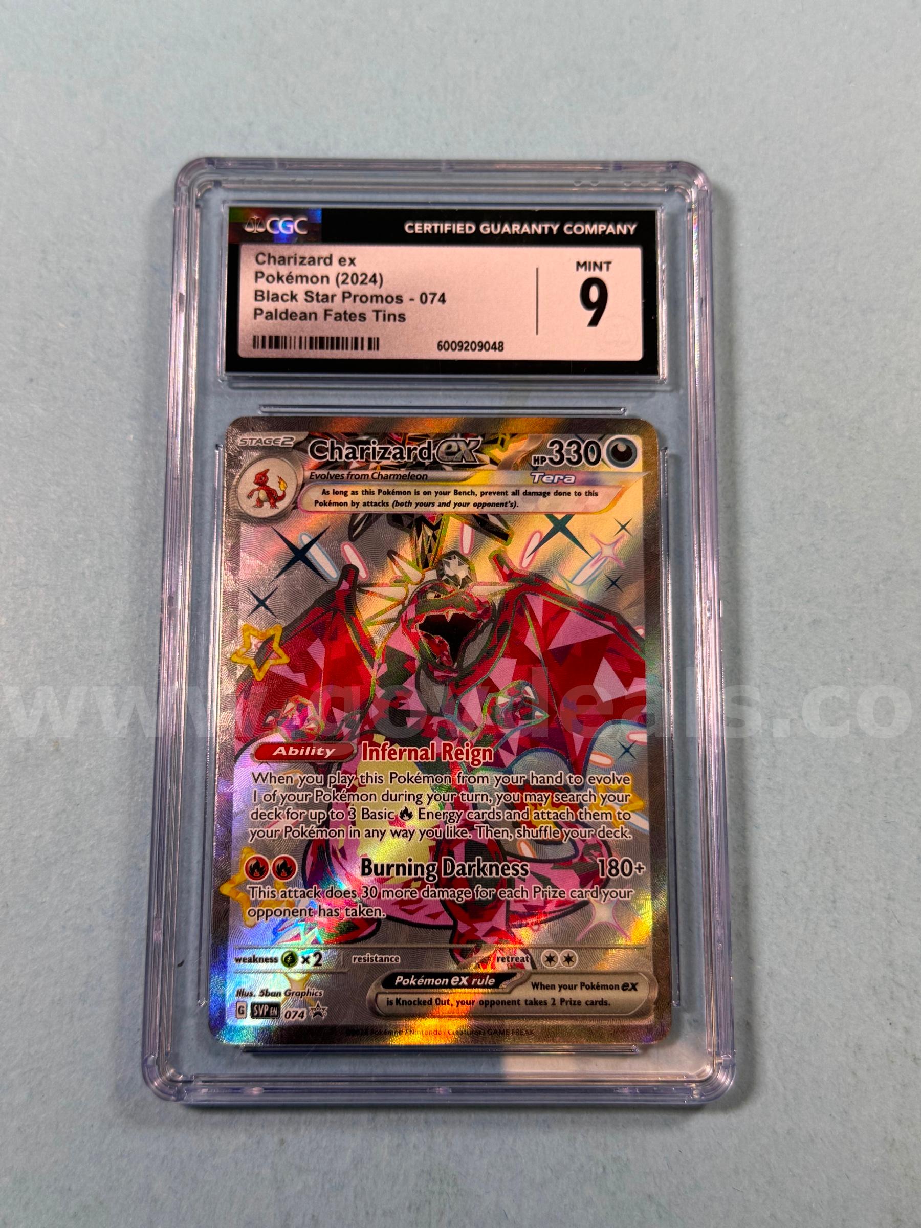 2024 Charizard Ex Black Star Promos   Government Surplus Auction - Primary Photo