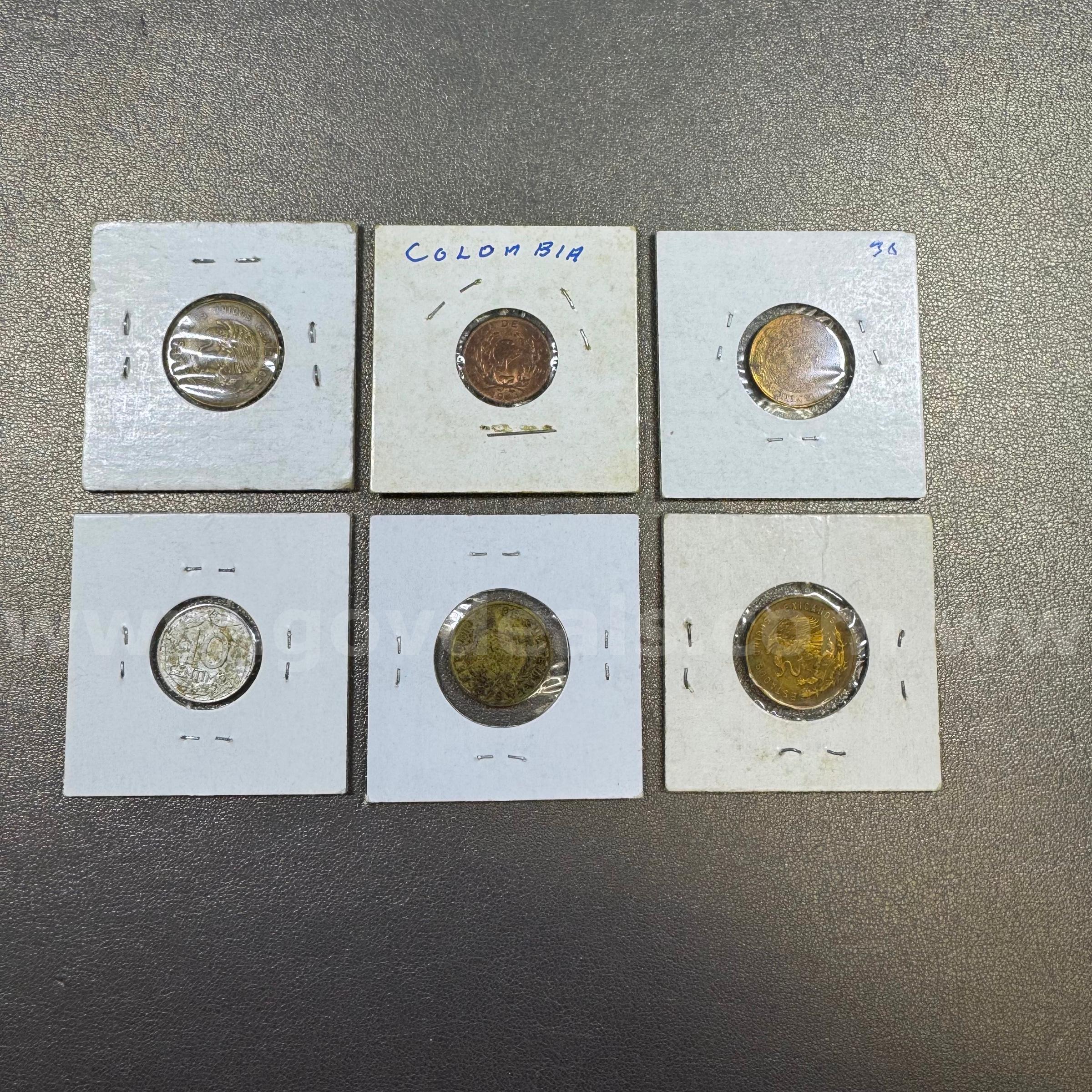 Bag of Foreign Coins - Mexico   Government Surplus Auction - Photo #2