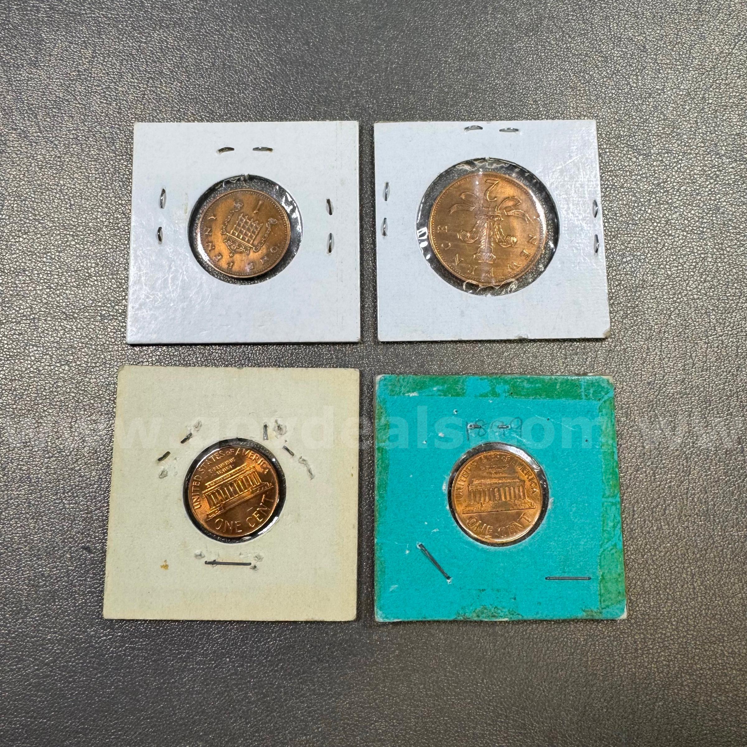 Bag of Foreign Coins - Great Britain   Government Surplus Auction - Photo #2