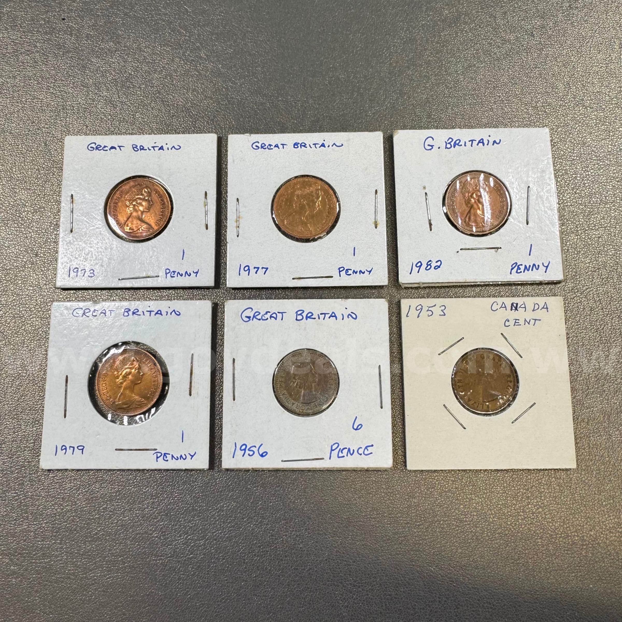 Bag of Foreign Coins - Great Britain   Government Surplus Auction - Primary Photo
