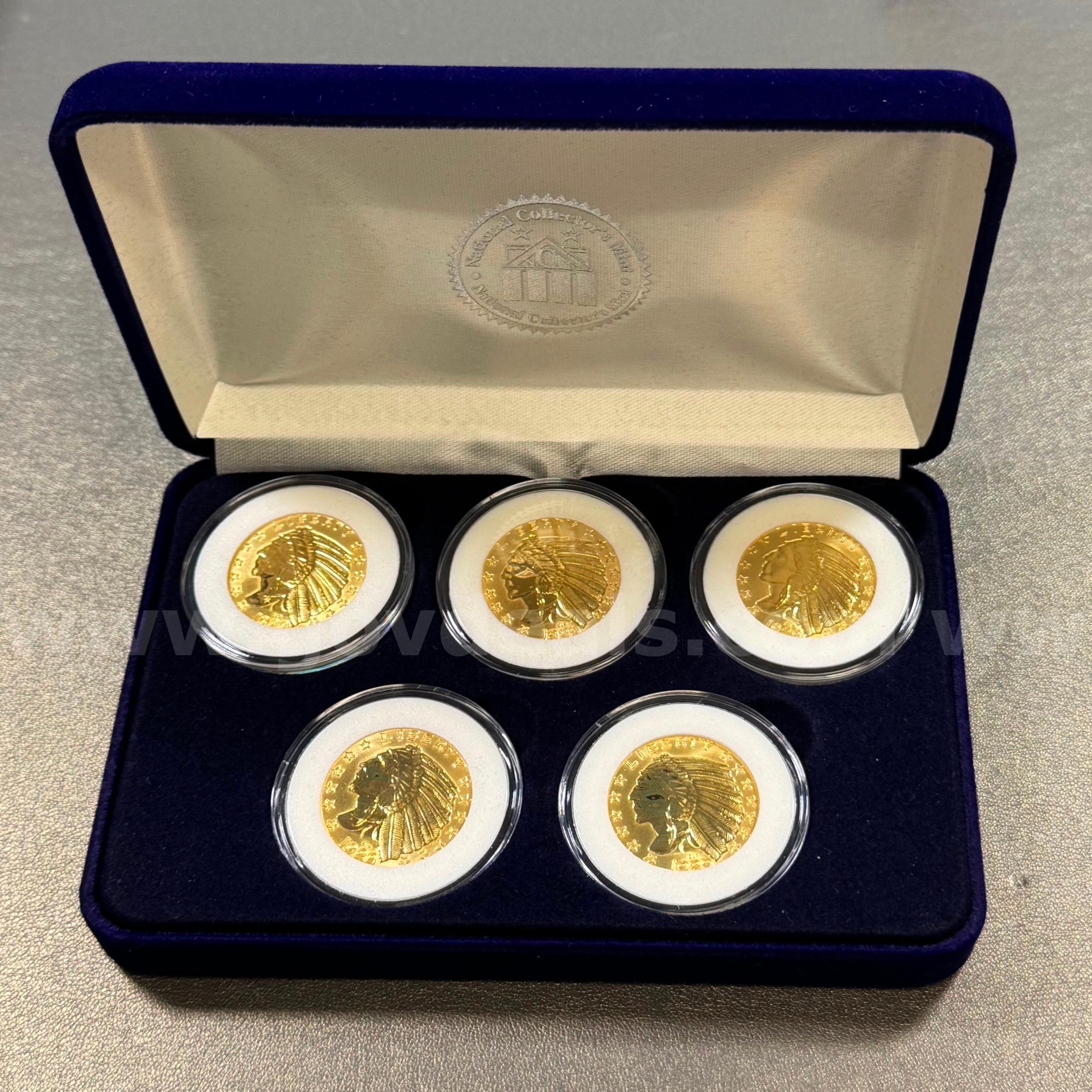 Replica Gold Piece Set (Non-Gold)   Government Surplus Auction - Primary Photo