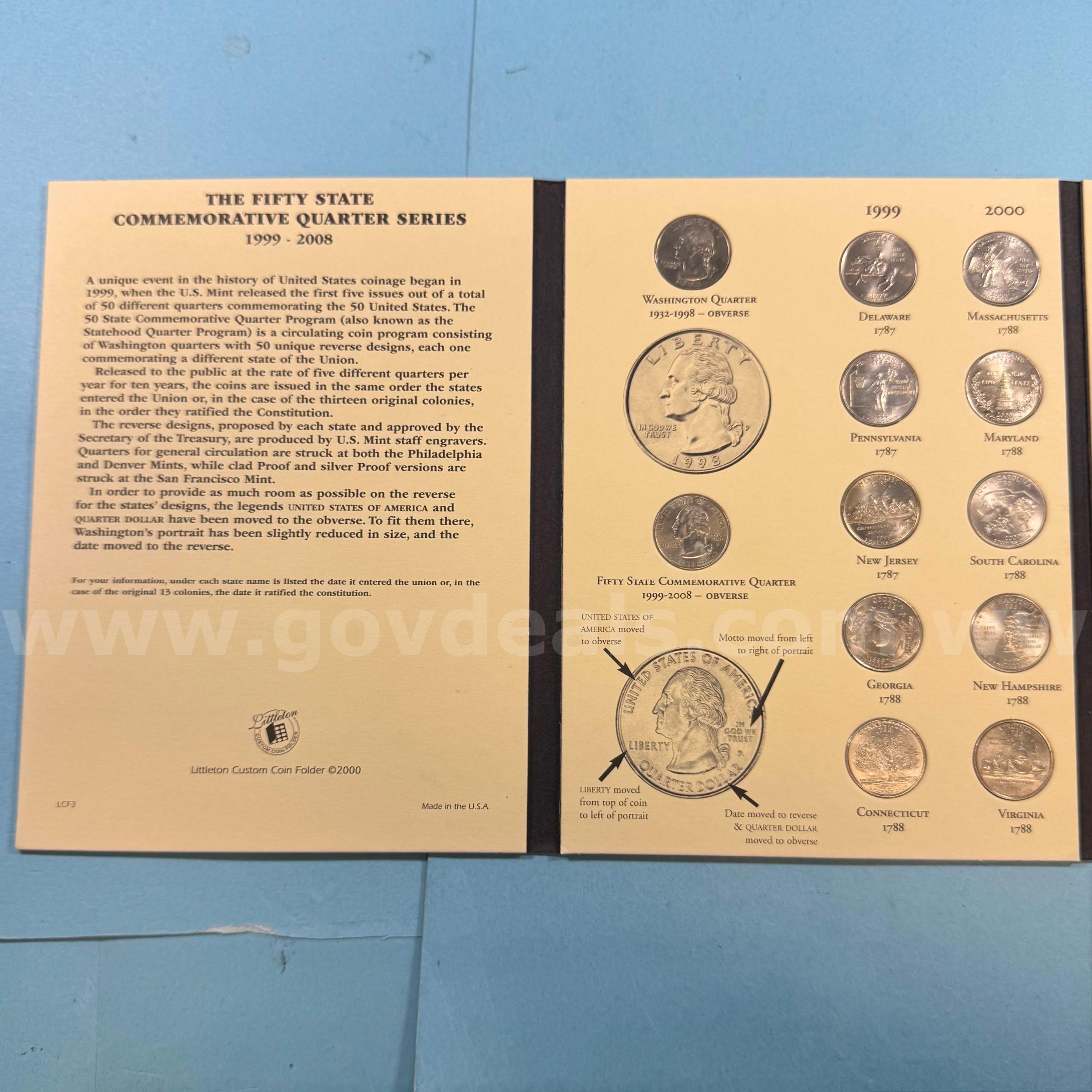 Fifty State Commemorative Quarters 1999-2008   Government Surplus Auction - Photo #2