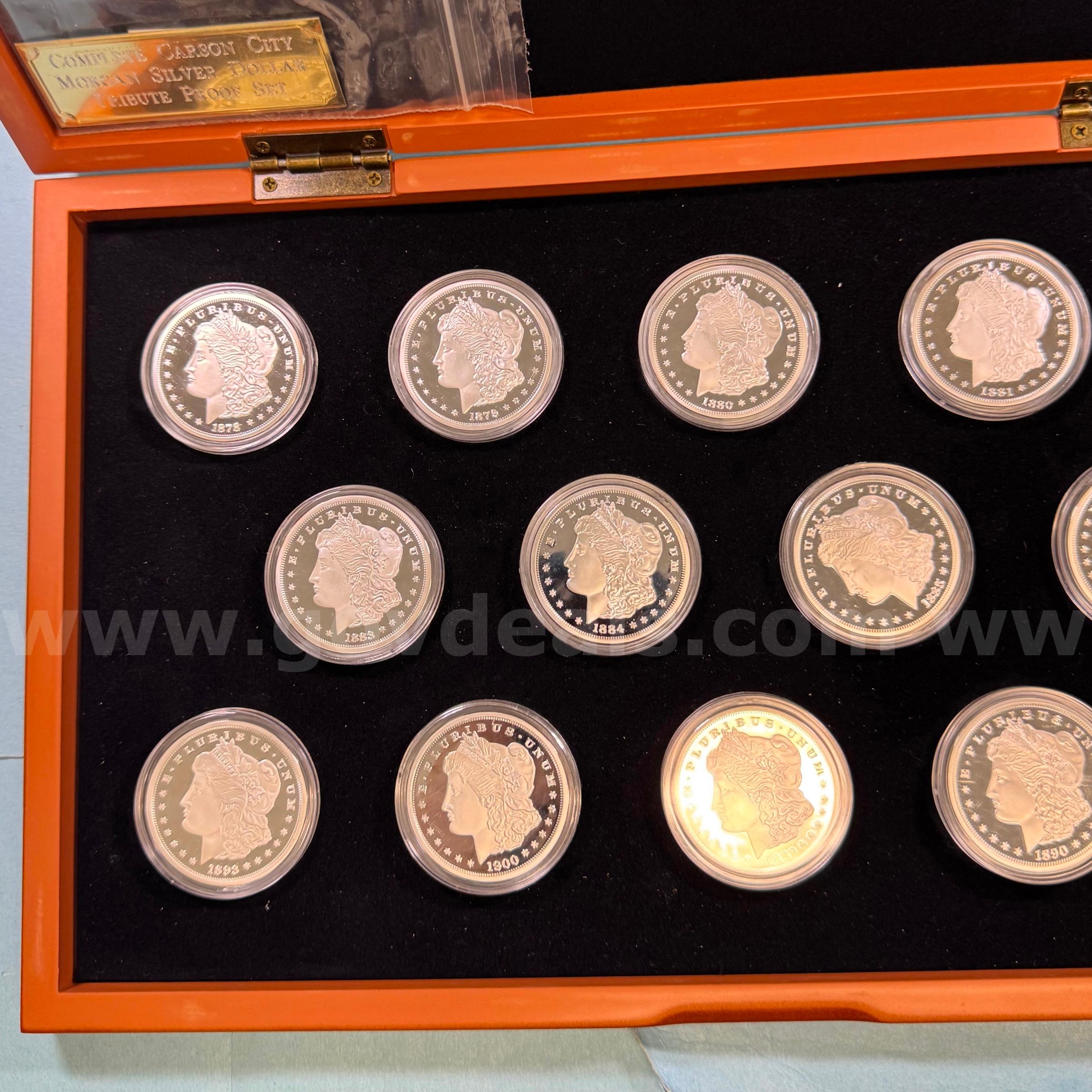 Replica Morgan Dollar Set (Non-Silver)   Government Surplus Auction - Photo #2