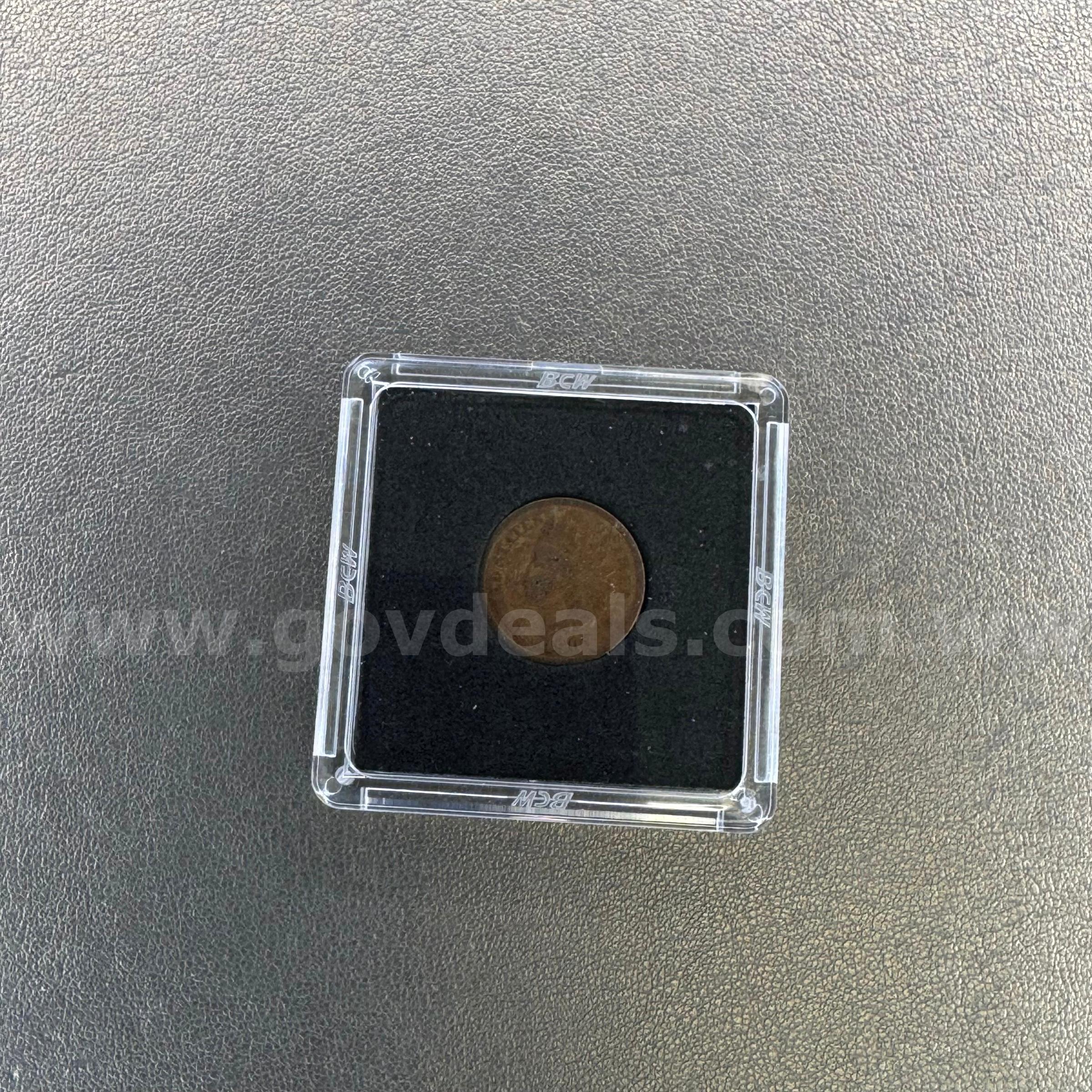 1907 Indian Head Cent in Holder   Government Surplus Auction - Primary Photo