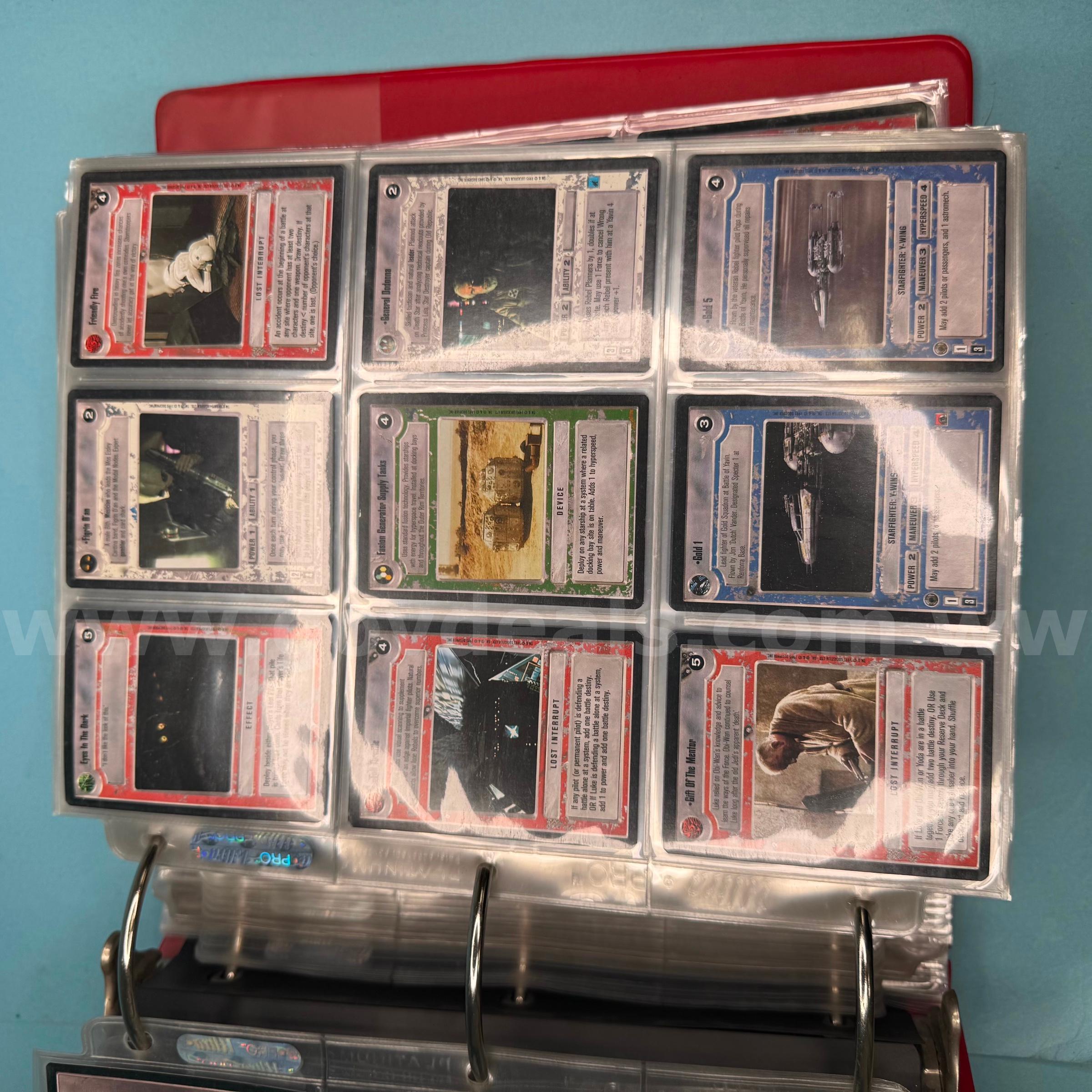 Binder of Star Wars Cards   Government Surplus Auction - Photo #2