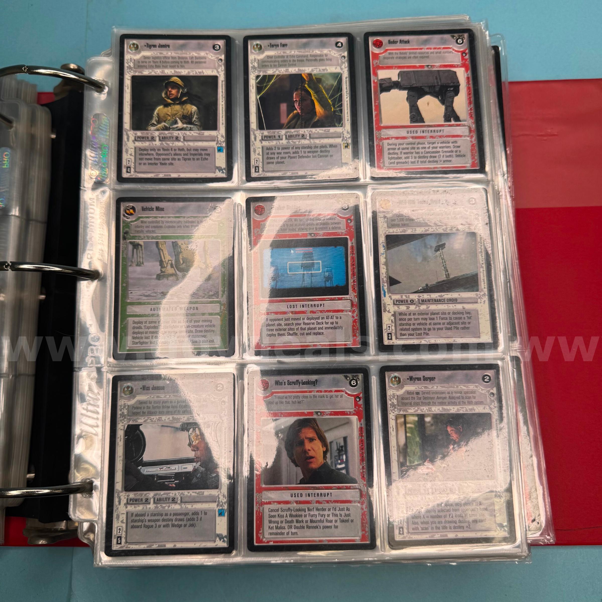 Binder of Star Wars Cards   Government Surplus Auction - Photo #6