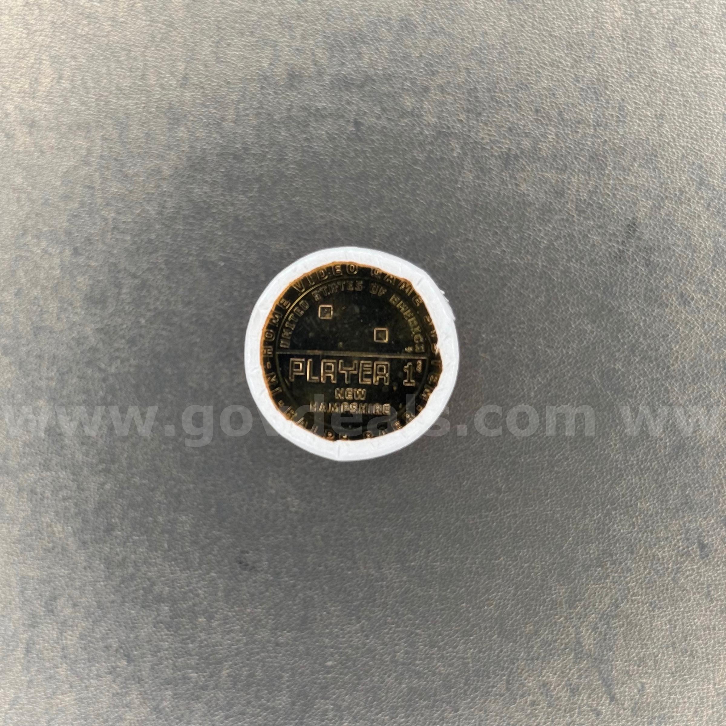 2021 American Innovation 25 New Hampshire Dollar Coins Roll   Government Surplus Auction - Photo #2