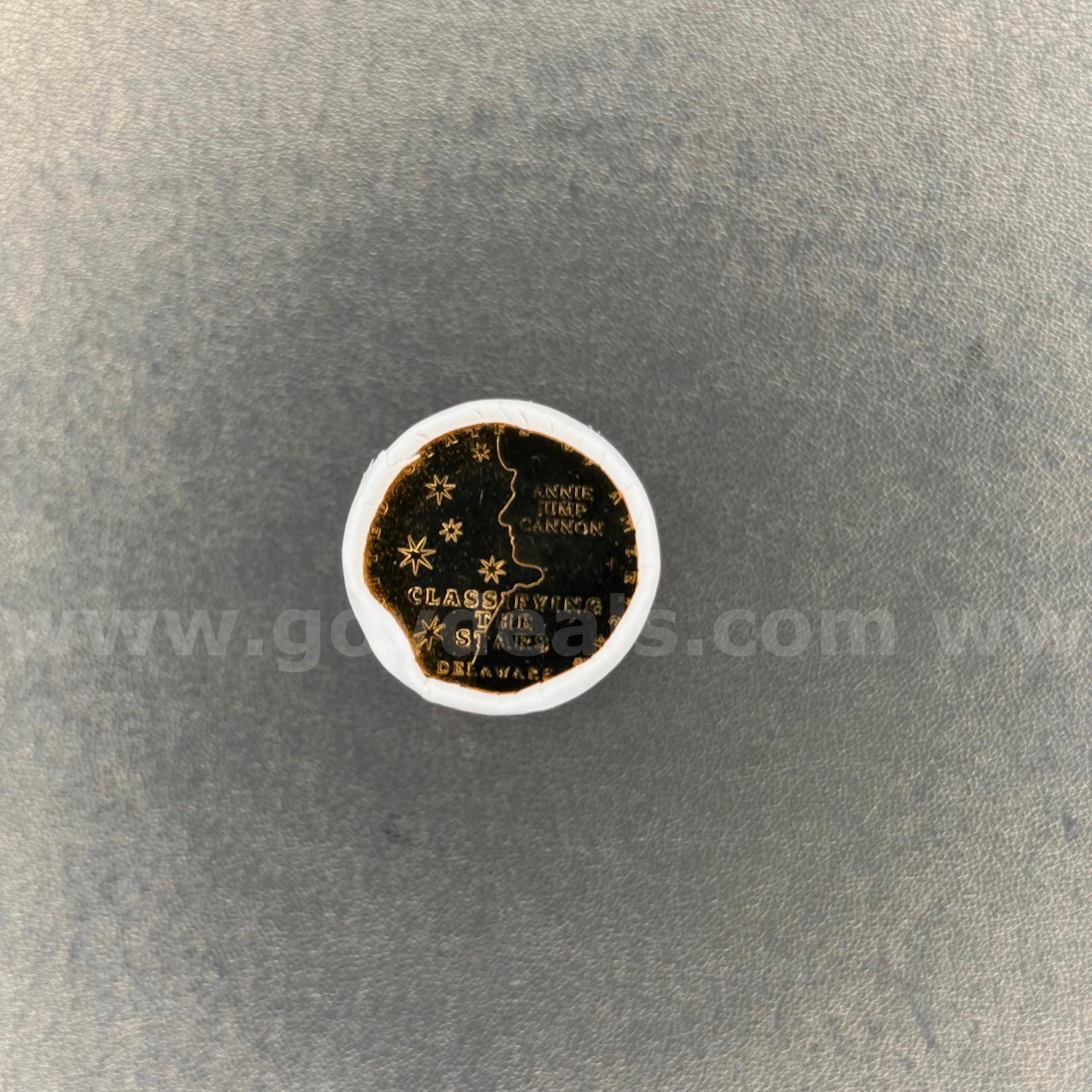 2019 American Innovation 25 Delaware Dollar Coins Roll   Government Surplus Auction - Photo #2