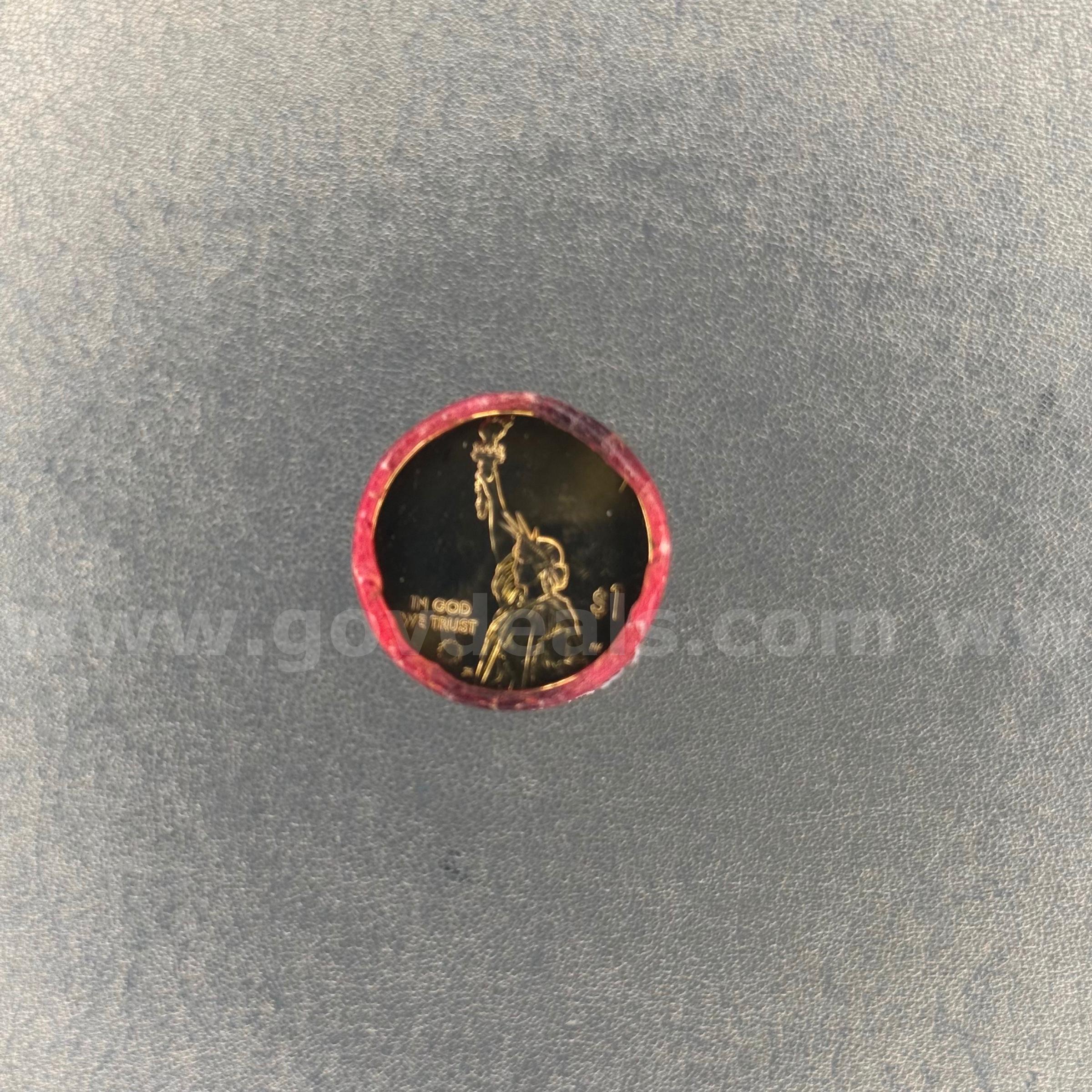 2019 American Innovation 25 Pennsylvania Dollar Coins Roll   Government Surplus Auction - Photo #2