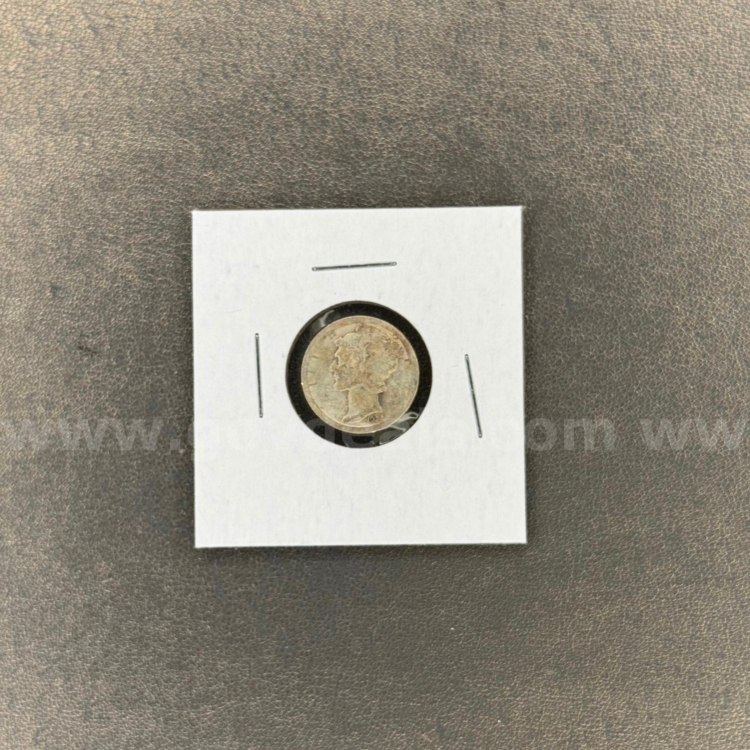 1924 Silver Mercury Dime in Holder