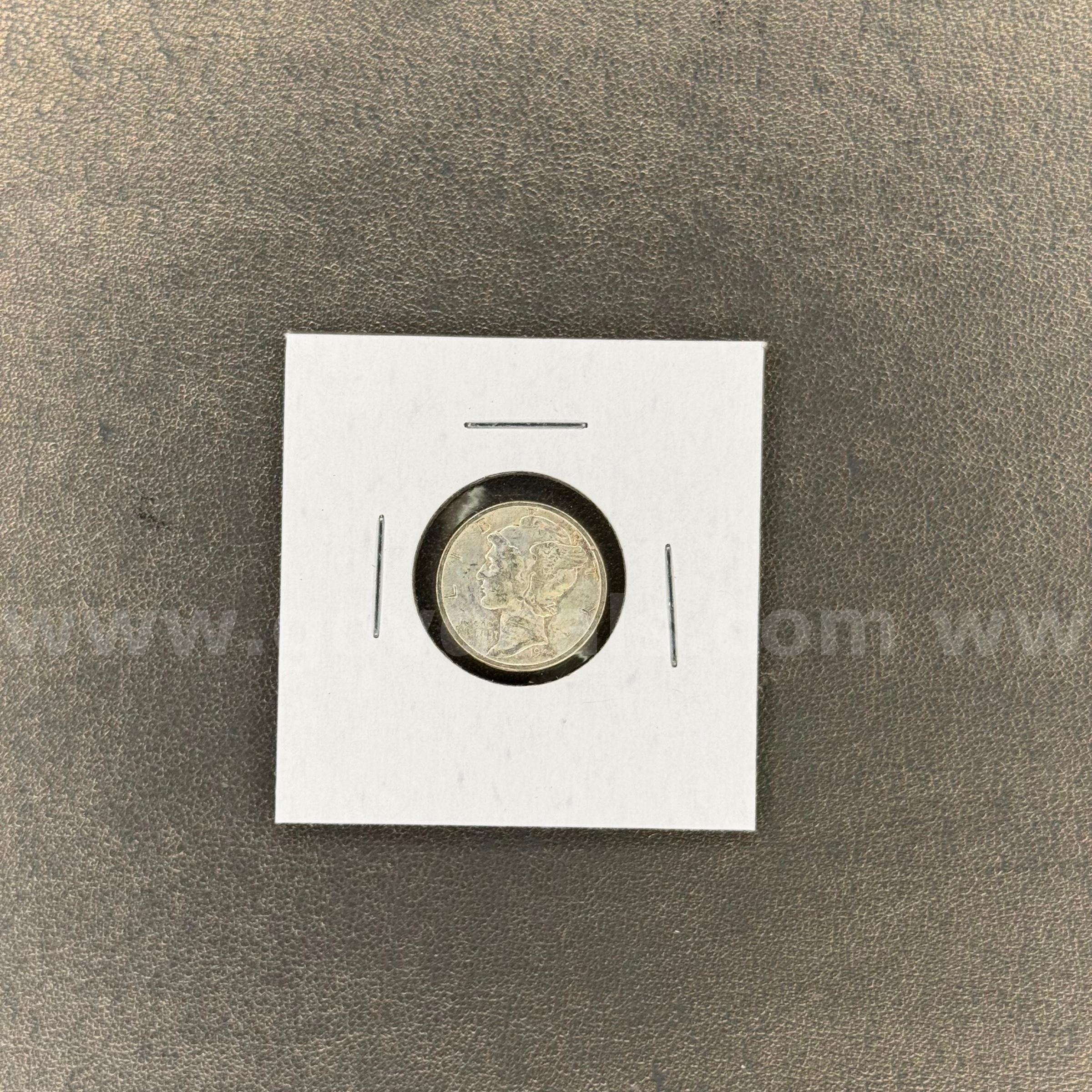 1944 Silver Mercury Dime in Holder