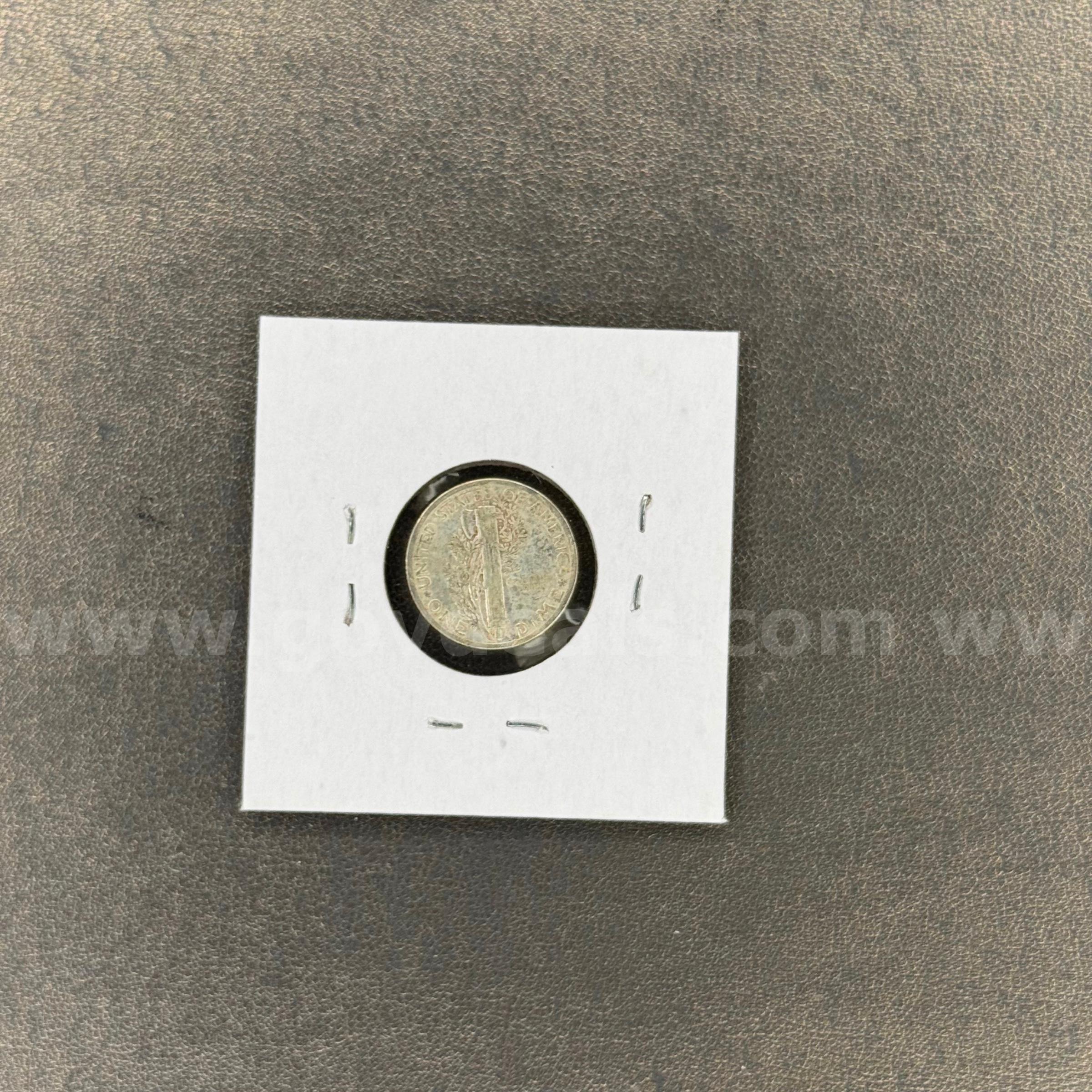 1944 Silver Mercury Dime in Holder Mercury  Government Surplus Auction - Photo #2