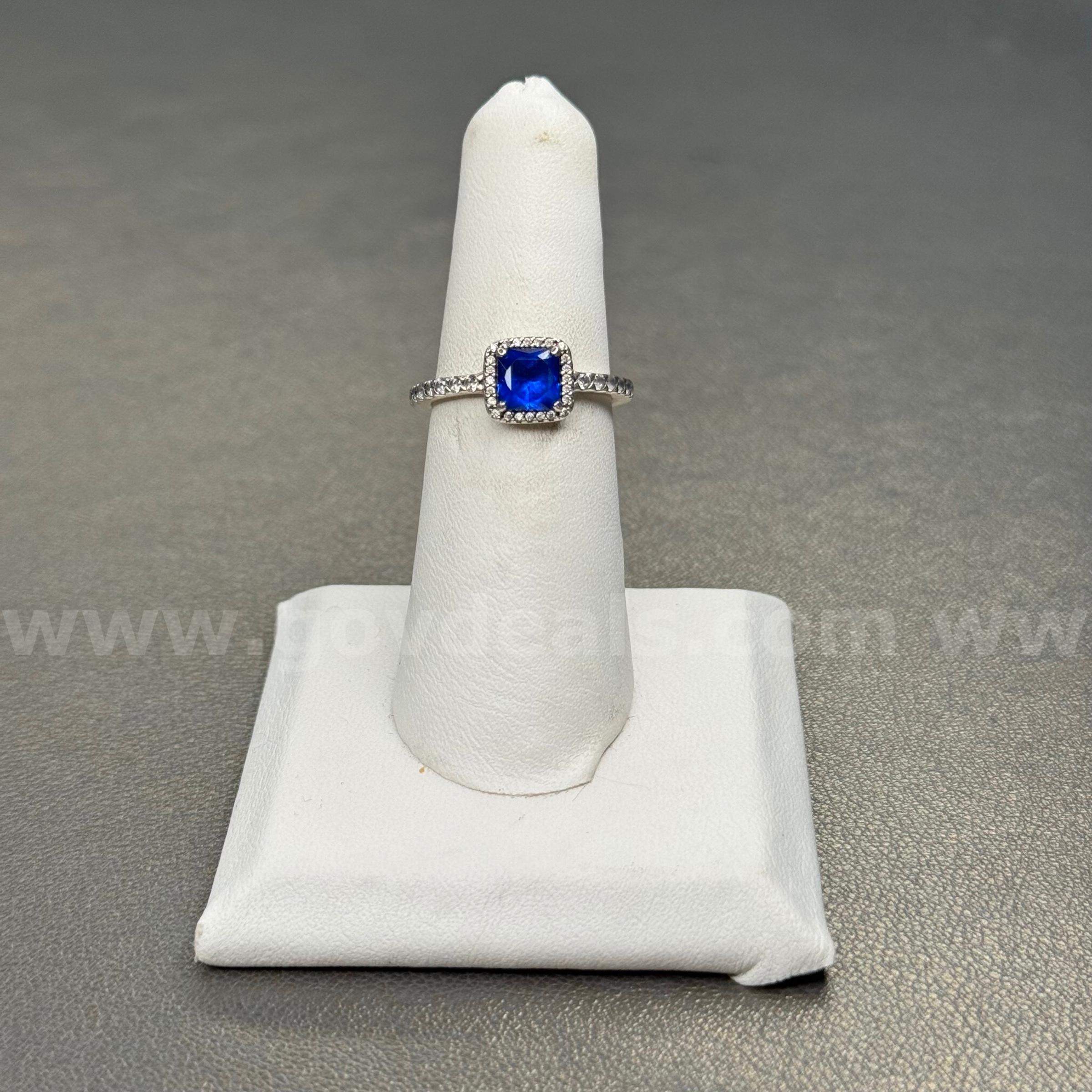 925 Silver Ring with Blue Stone  925 Government Surplus Auction - Primary Photo