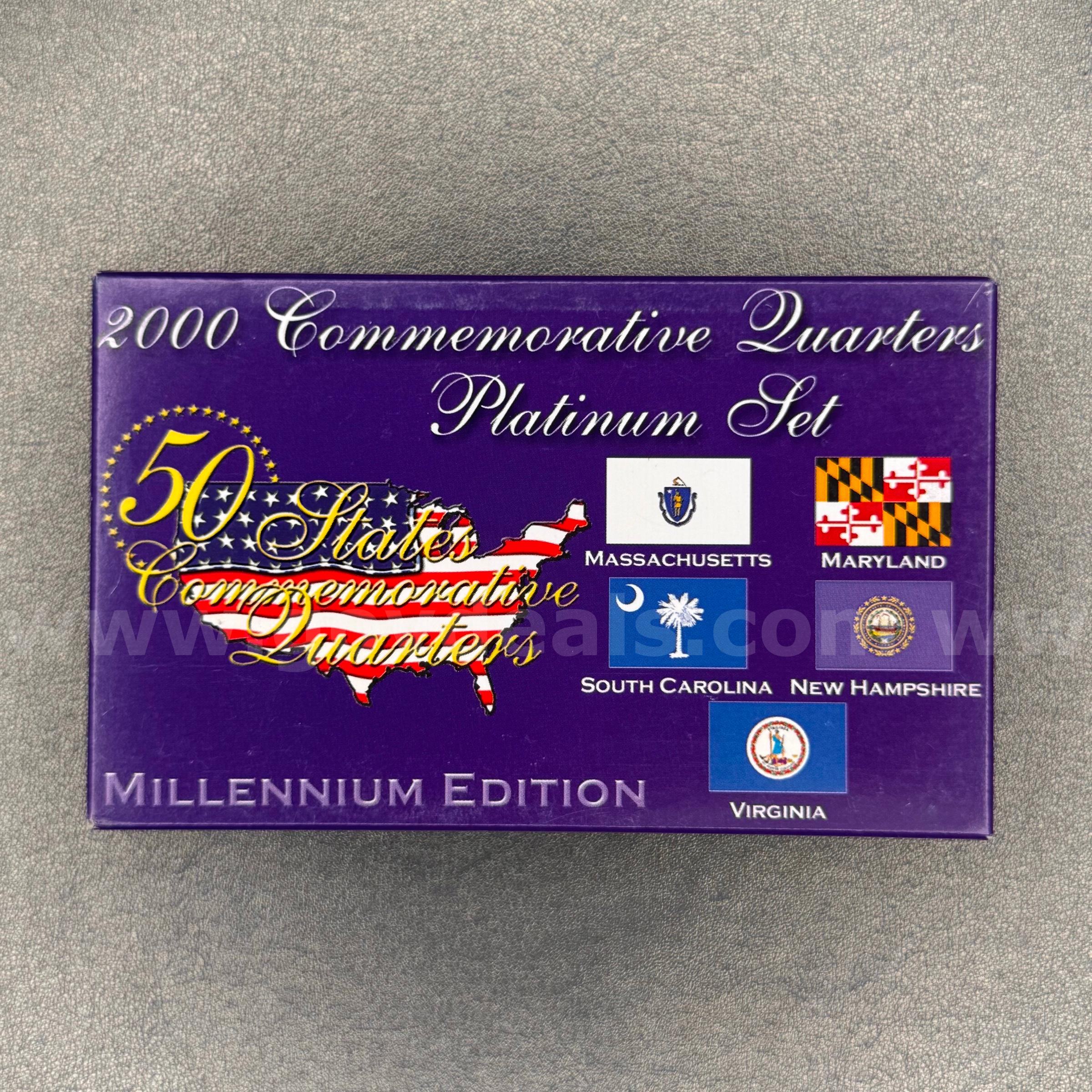 2000 Commemorative Quarters Platinum Set   Government Surplus Auction - Primary Photo