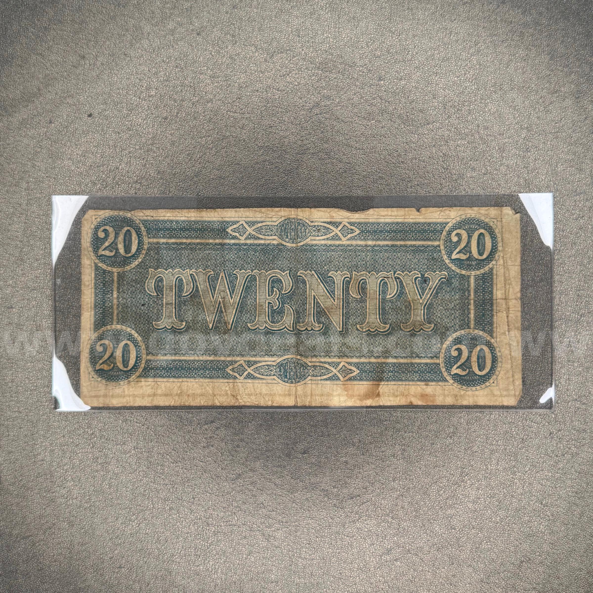 Twenty Dollar Confederate Bill   Government Surplus Auction - Photo #2