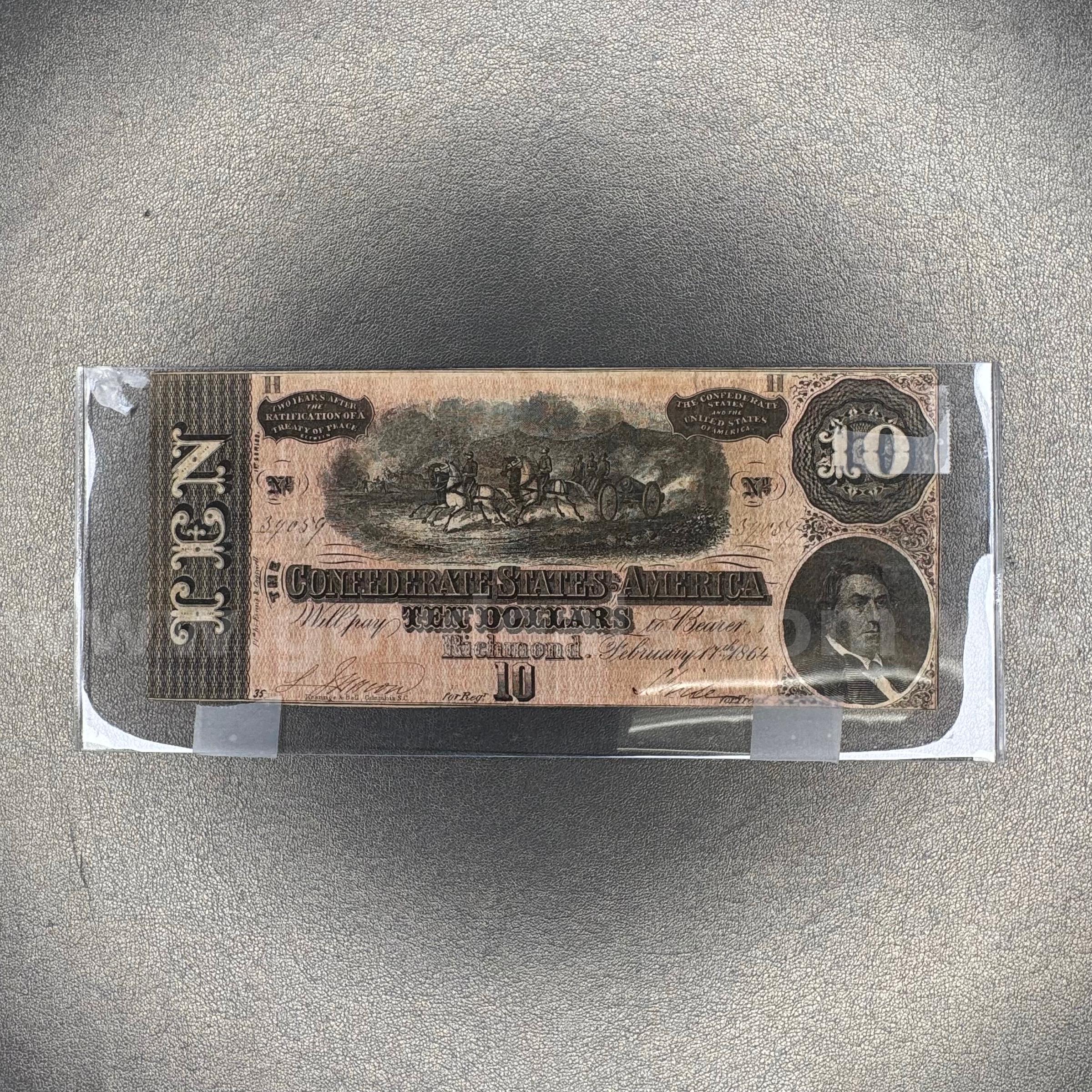 Ten Dollar Confederate Bill   Government Surplus Auction - Primary Photo