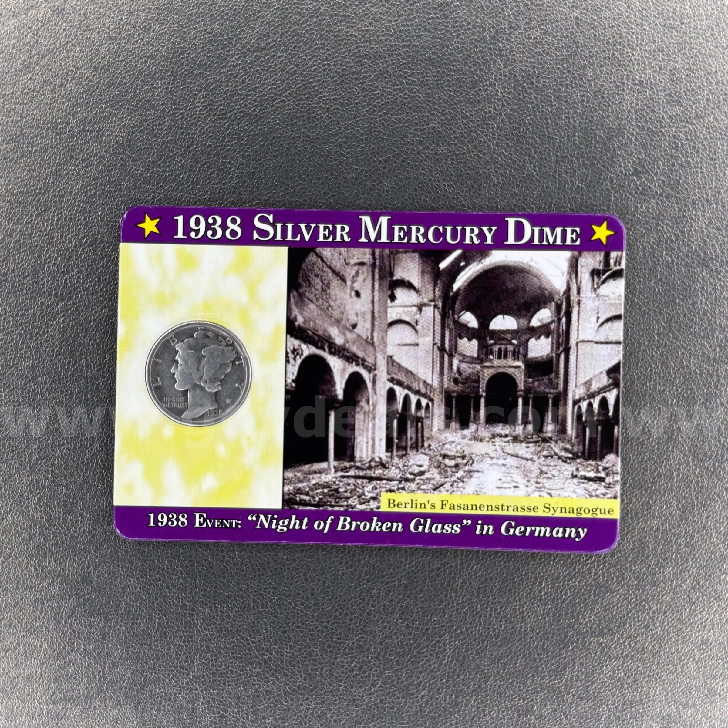 1938 Silver Mercury Dime Mercury  Government Surplus Auction - Primary Photo