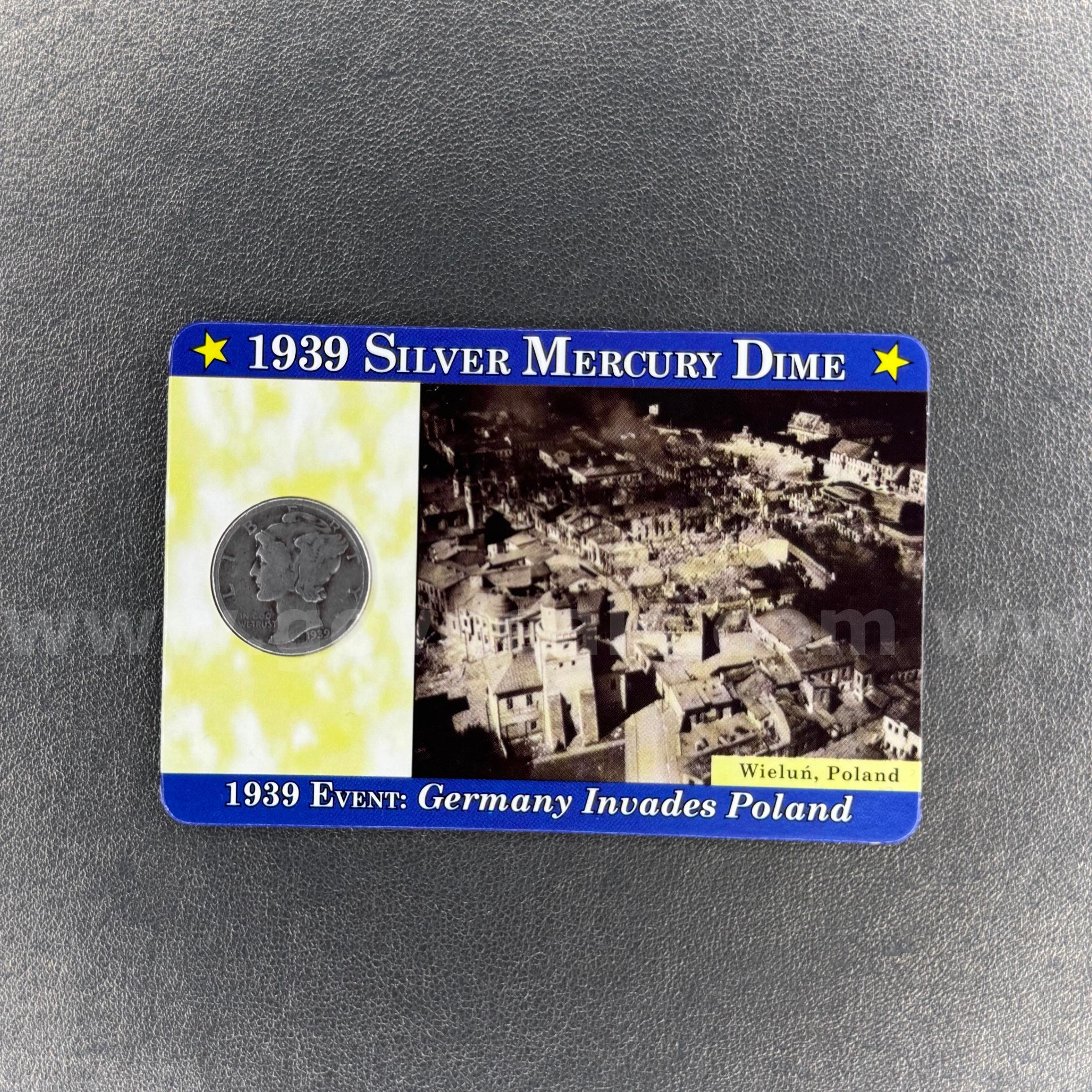 1939 Silver Mercury Dime Mercury  Government Surplus Auction - Primary Photo