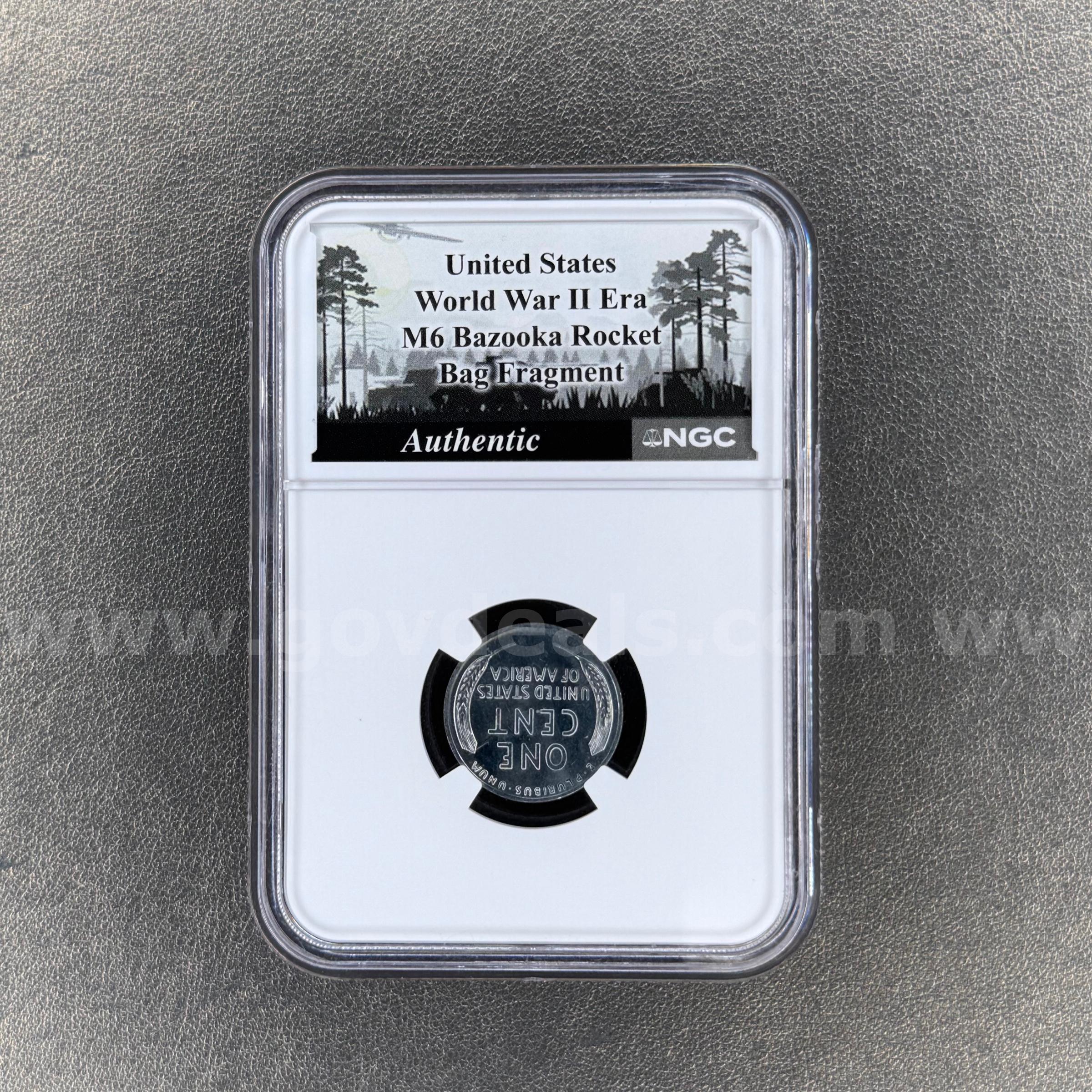1943 MS65 US Steel Penny   Government Surplus Auction - Photo #2