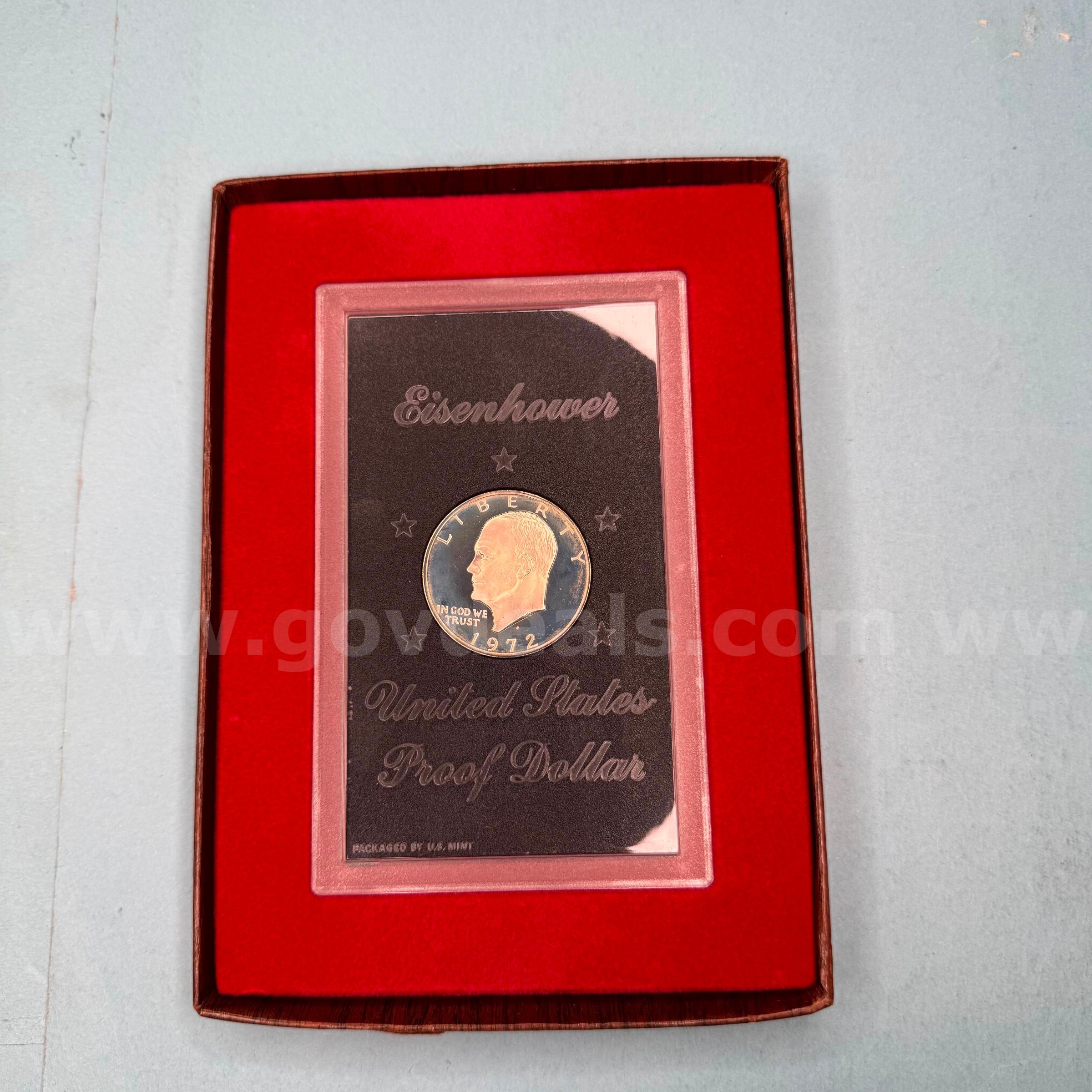 1972 Eisenhower United States Proof Dollar   Government Surplus Auction - Primary Photo