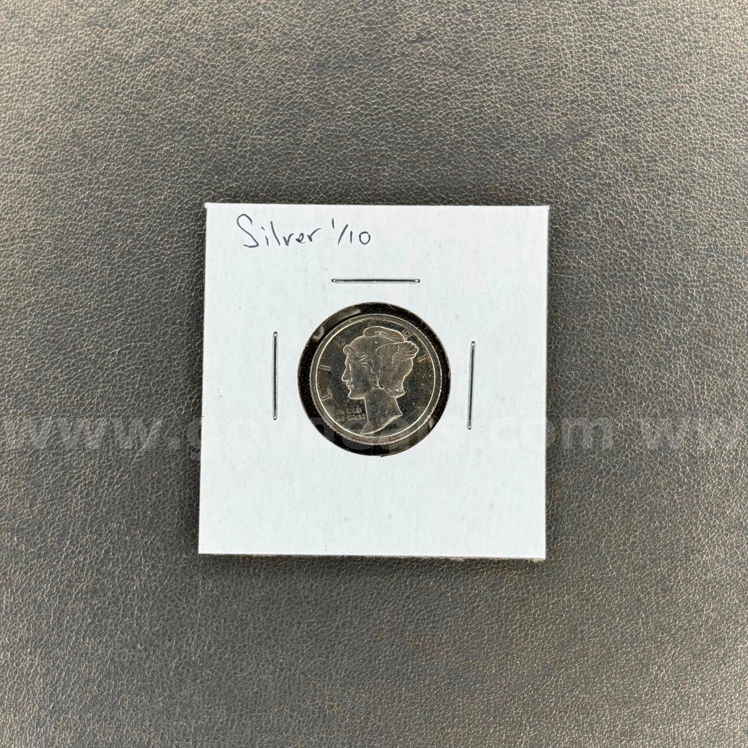 Silver Coin 1/10   Government Surplus Auction - Primary Photo