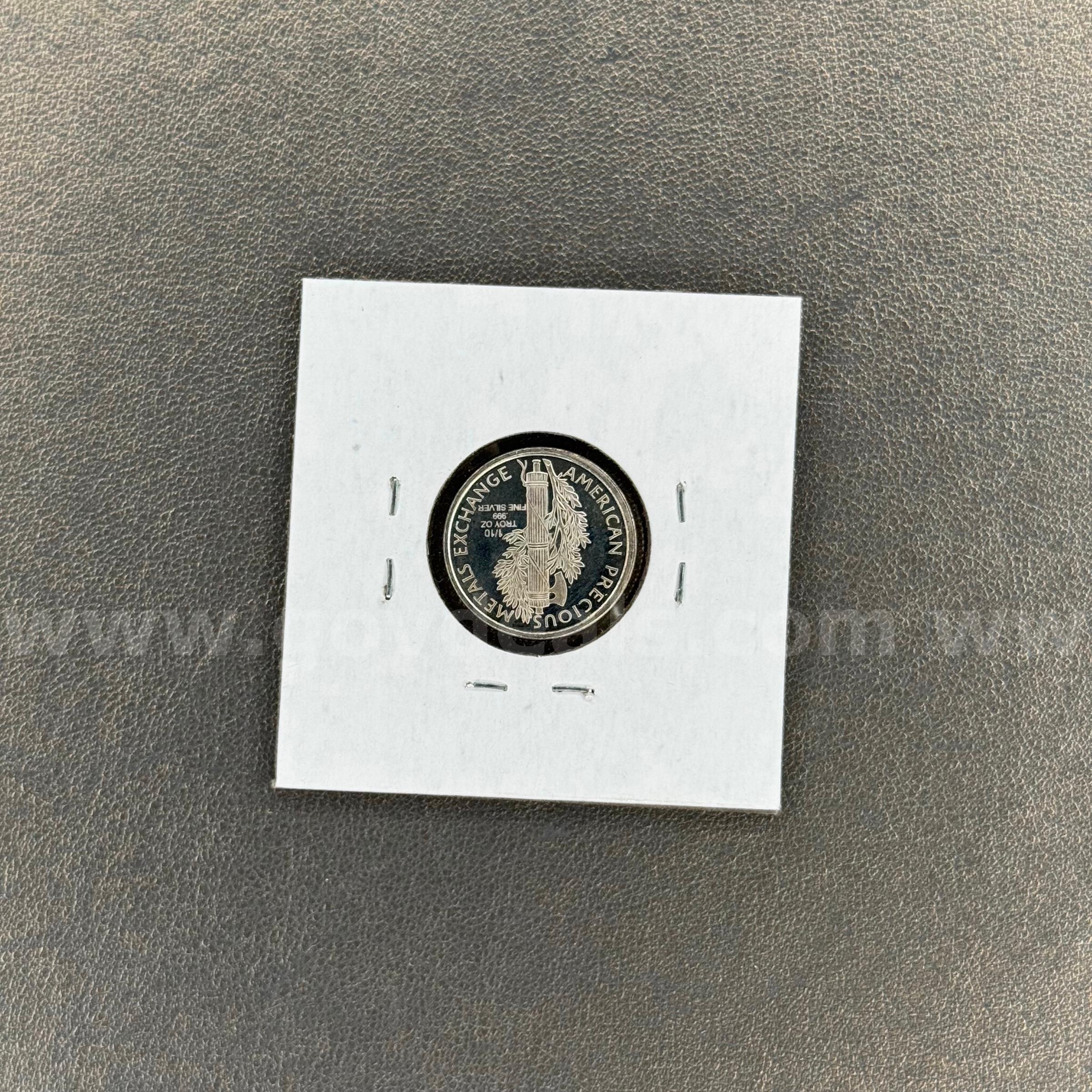 Silver Coin 1/10   Government Surplus Auction - Photo #2