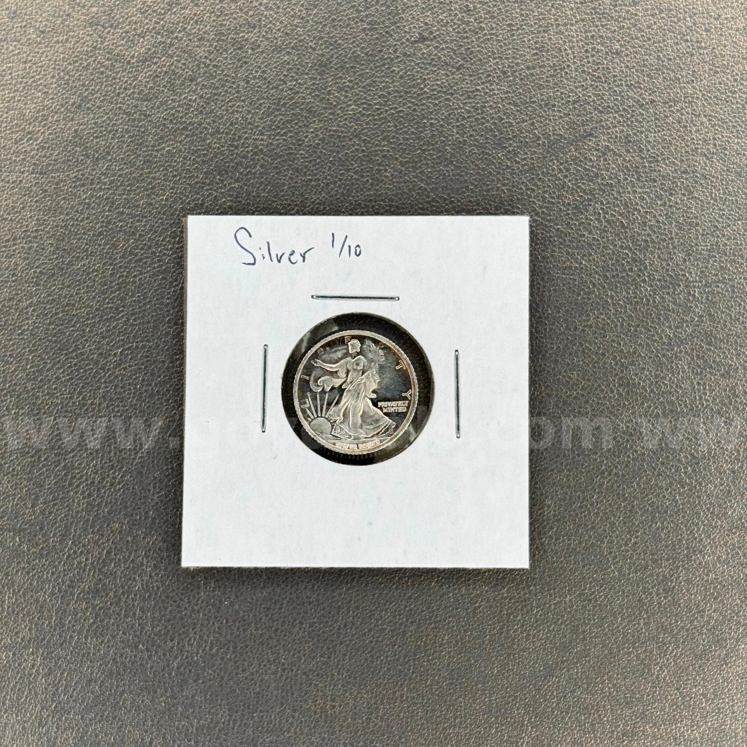 Silver Coin 1/10   Government Surplus Auction - Primary Photo