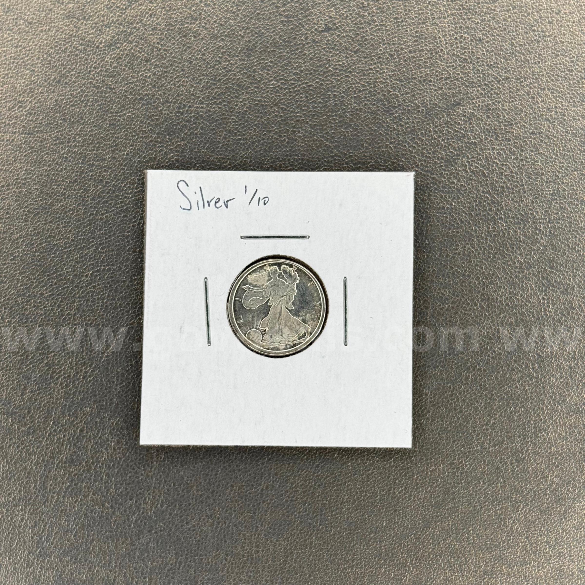 Silver Coin 1/10   Government Surplus Auction - Primary Photo