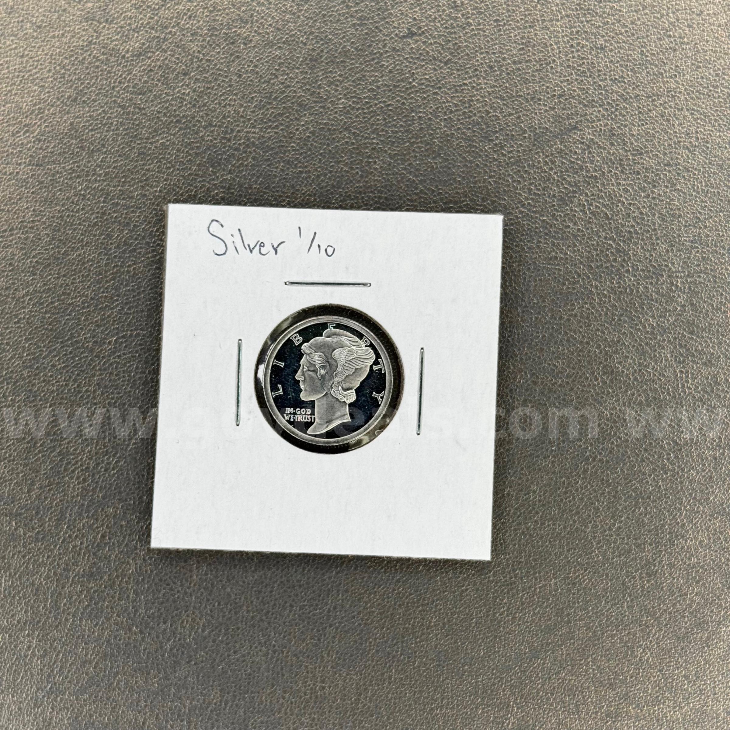 Silver Coin 1/10   Government Surplus Auction - Primary Photo