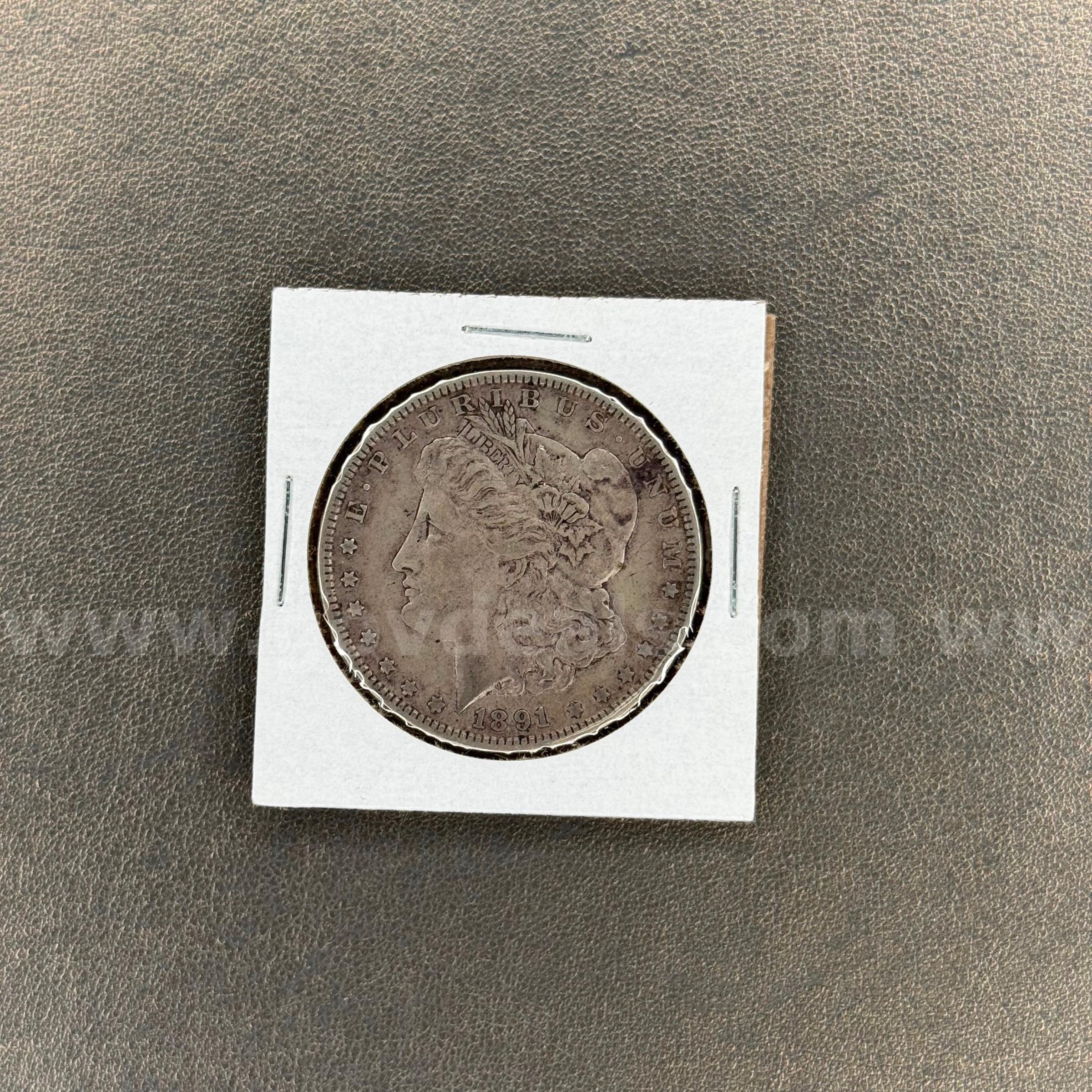 1891 Morgan Silver Dollar  1891 Government Surplus Auction - Primary Photo