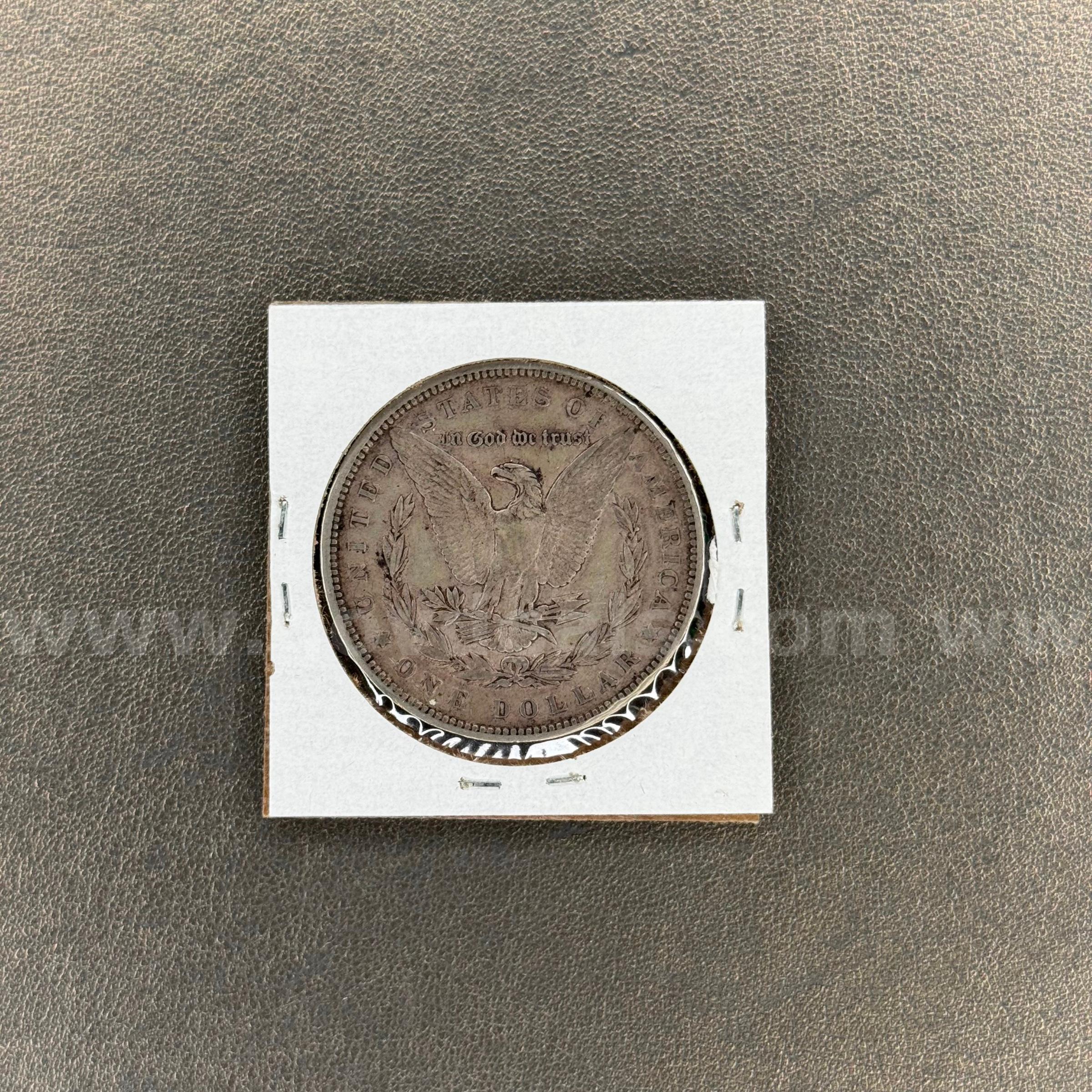 1891 Morgan Silver Dollar  1891 Government Surplus Auction - Photo #2