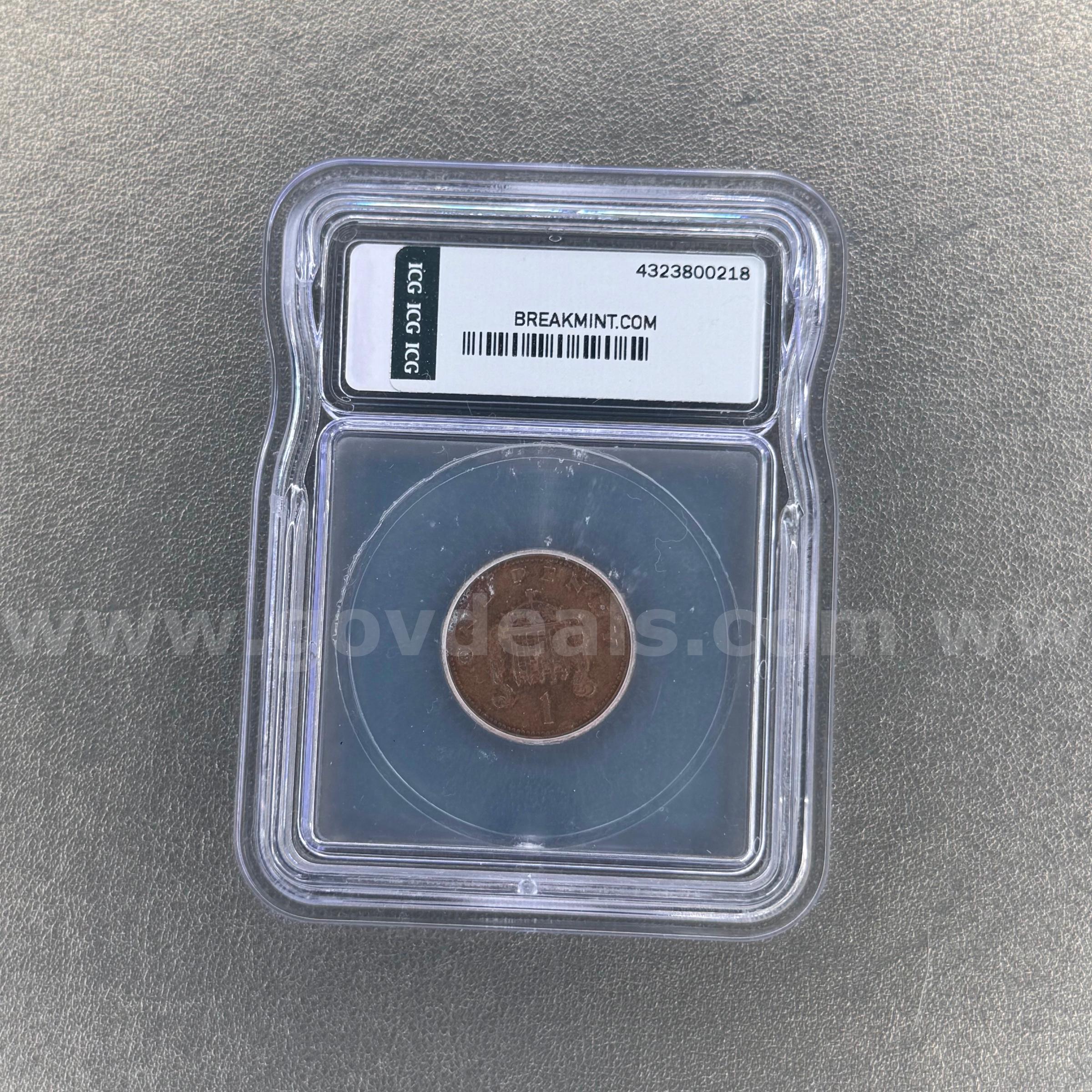ICG - Genuine Numismatic Expedition Coin  Expedition Government Surplus Auction - Photo #2