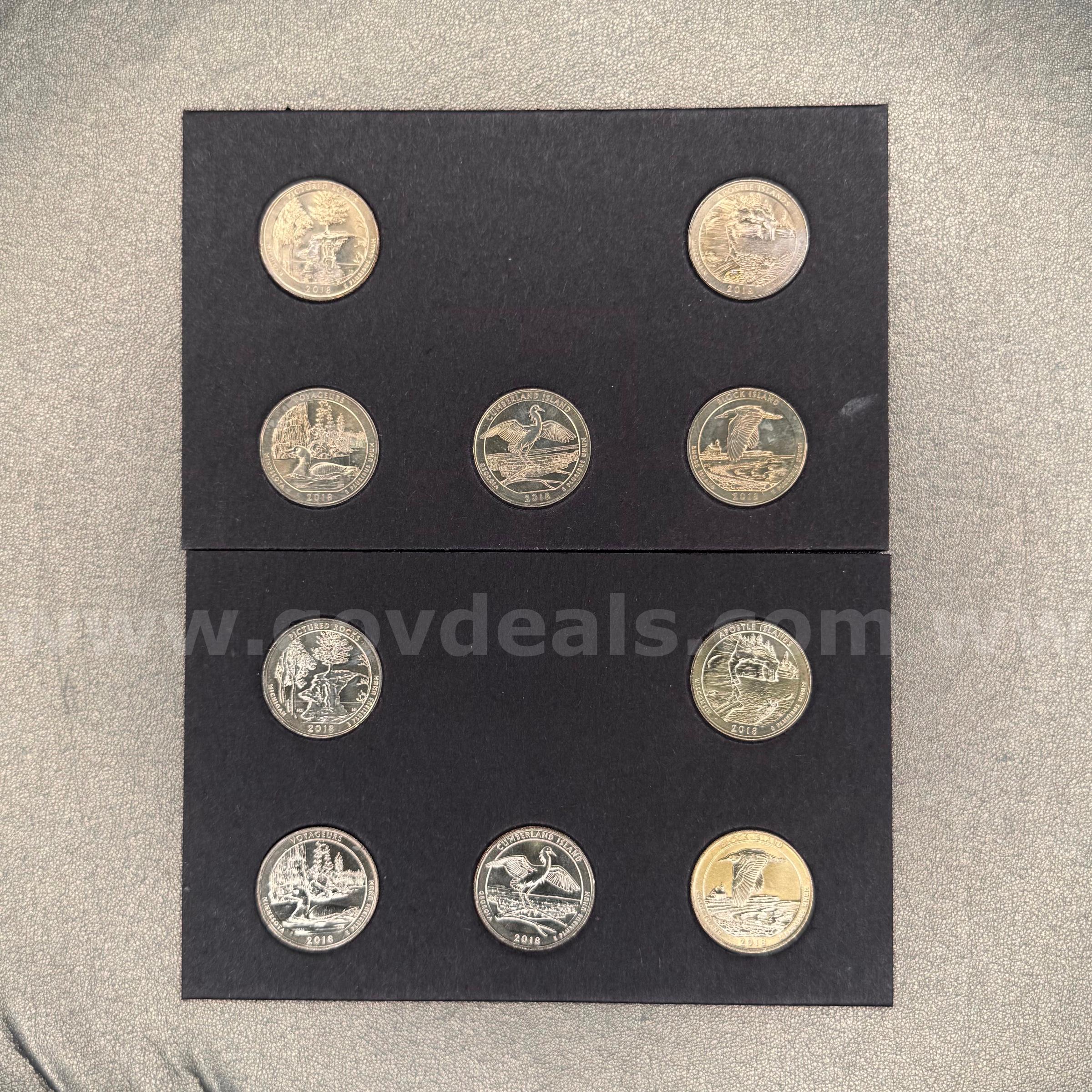 2018 Island Quarters Set   Government Surplus Auction - Photo #2