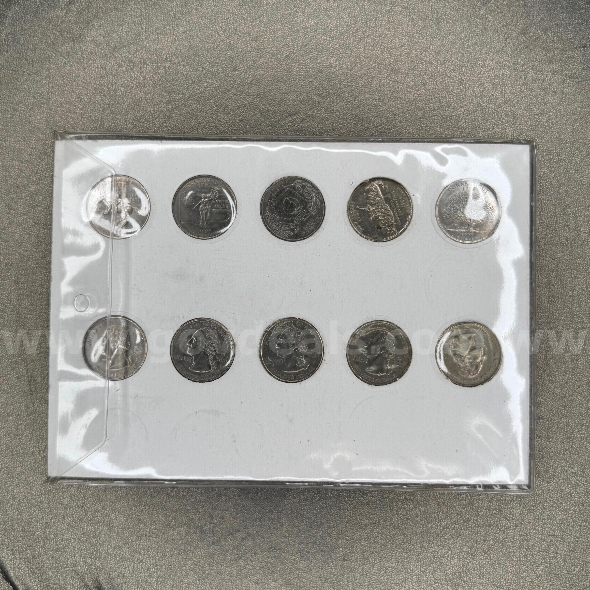 1999 Year Set Commemorative State Quarters   Government Surplus Auction - Photo #2