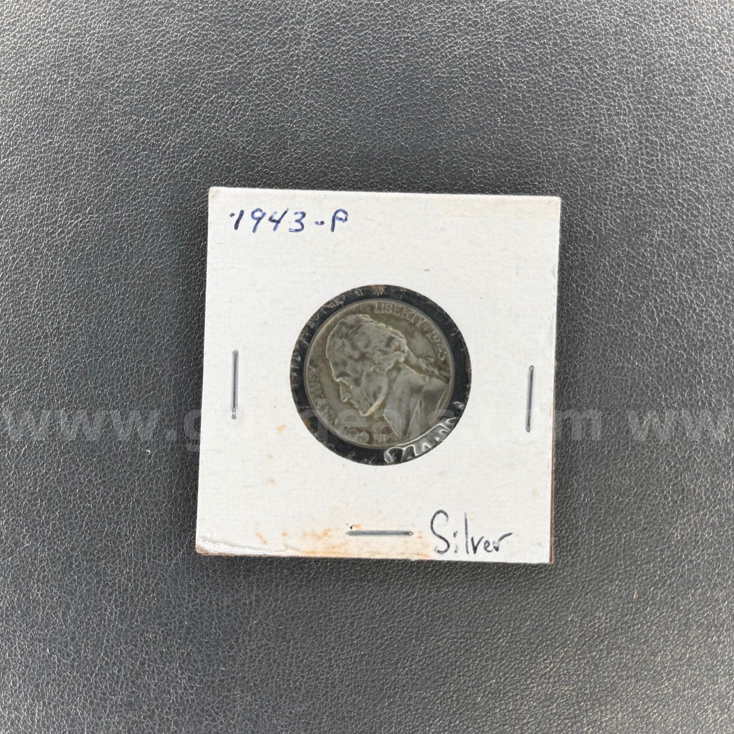 Silver Nickel 1943-P   Government Surplus Auction - Primary Photo