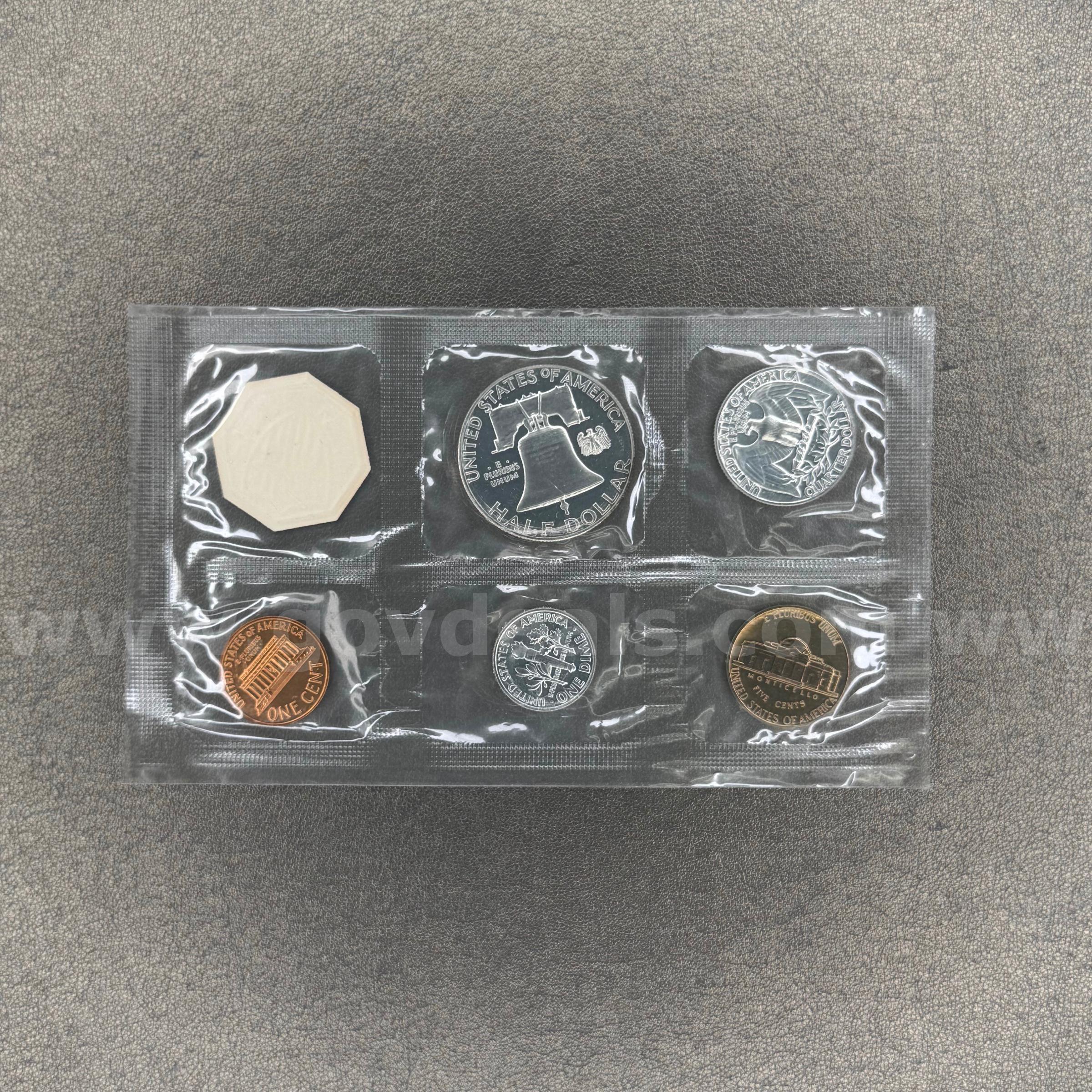 Silver Proof Set 1962   Government Surplus Auction - Photo #2