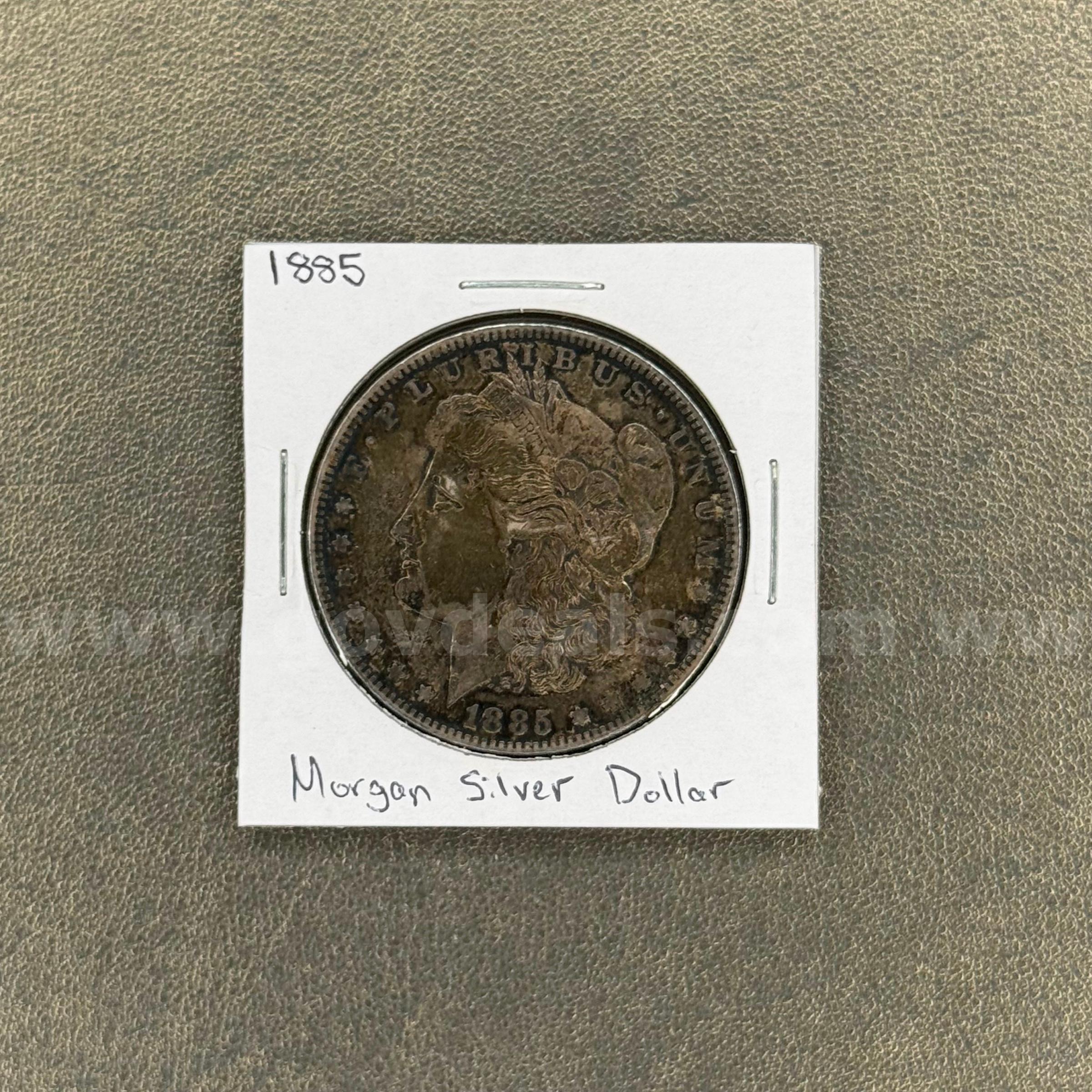 1885 Morgan Silver Dollar  1885 Government Surplus Auction - Primary Photo