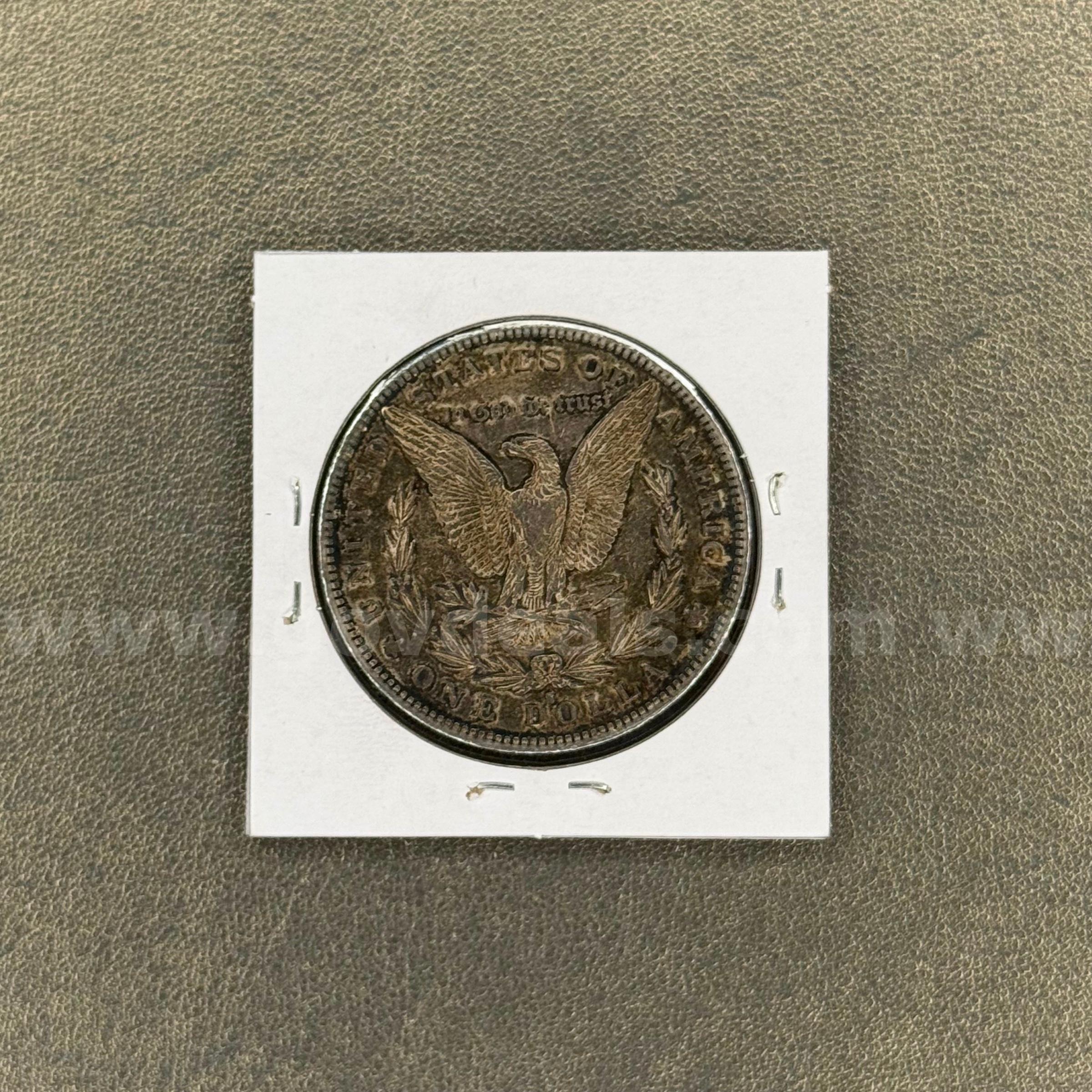 1885 Morgan Silver Dollar  1885 Government Surplus Auction - Photo #2