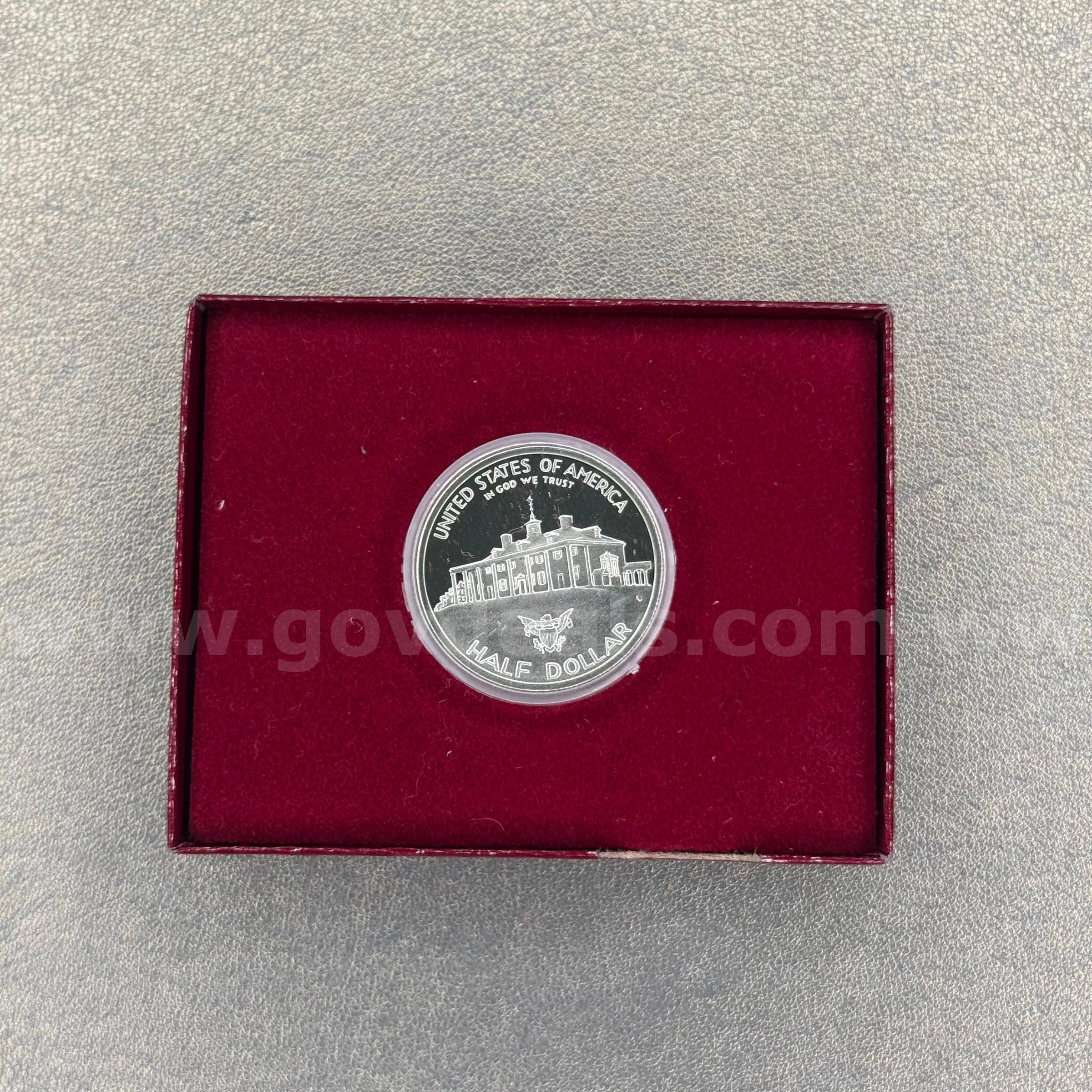 George Washington Silver Half Dollar   Government Surplus Auction - Photo #2