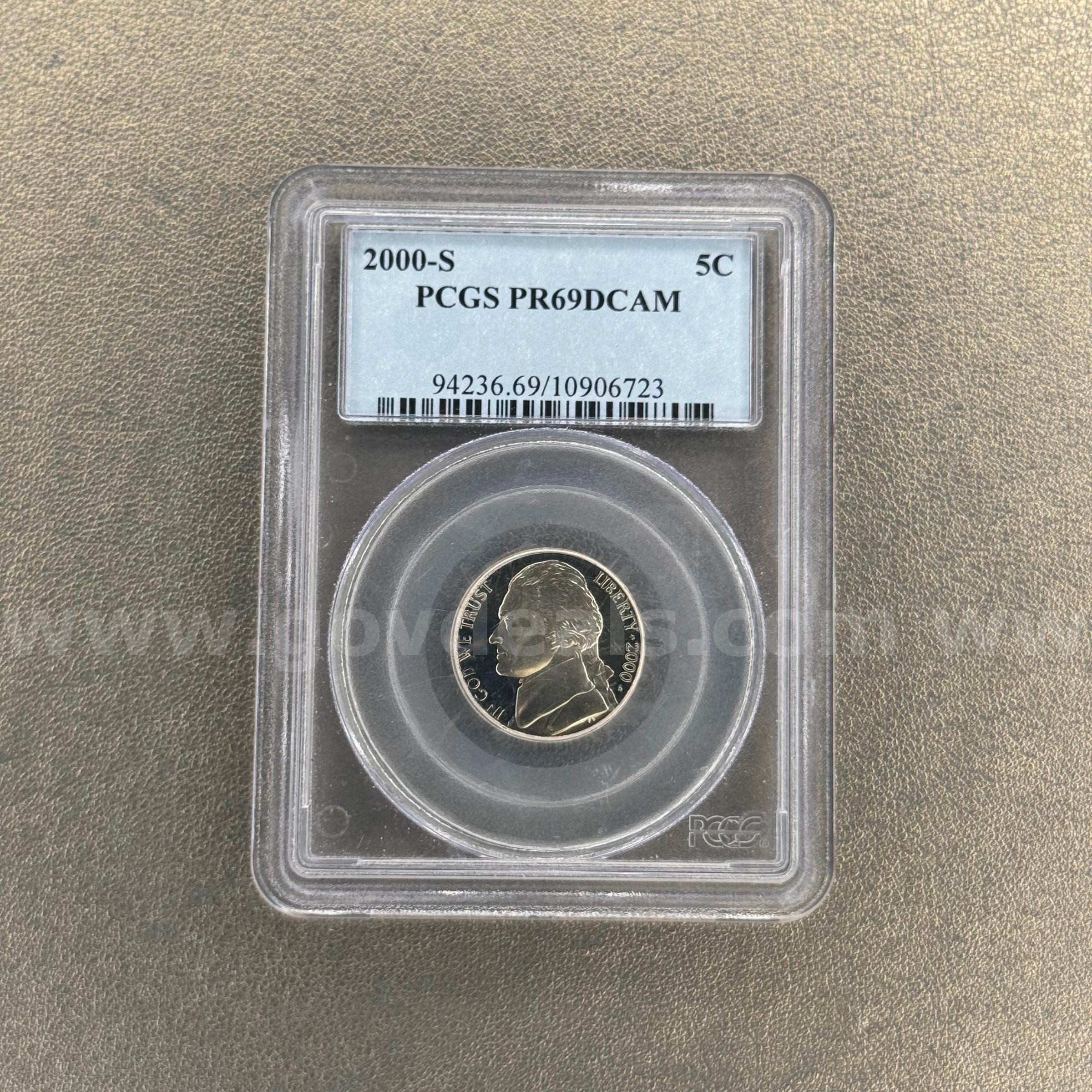 2000-S PR69 Nickel   Government Surplus Auction - Primary Photo
