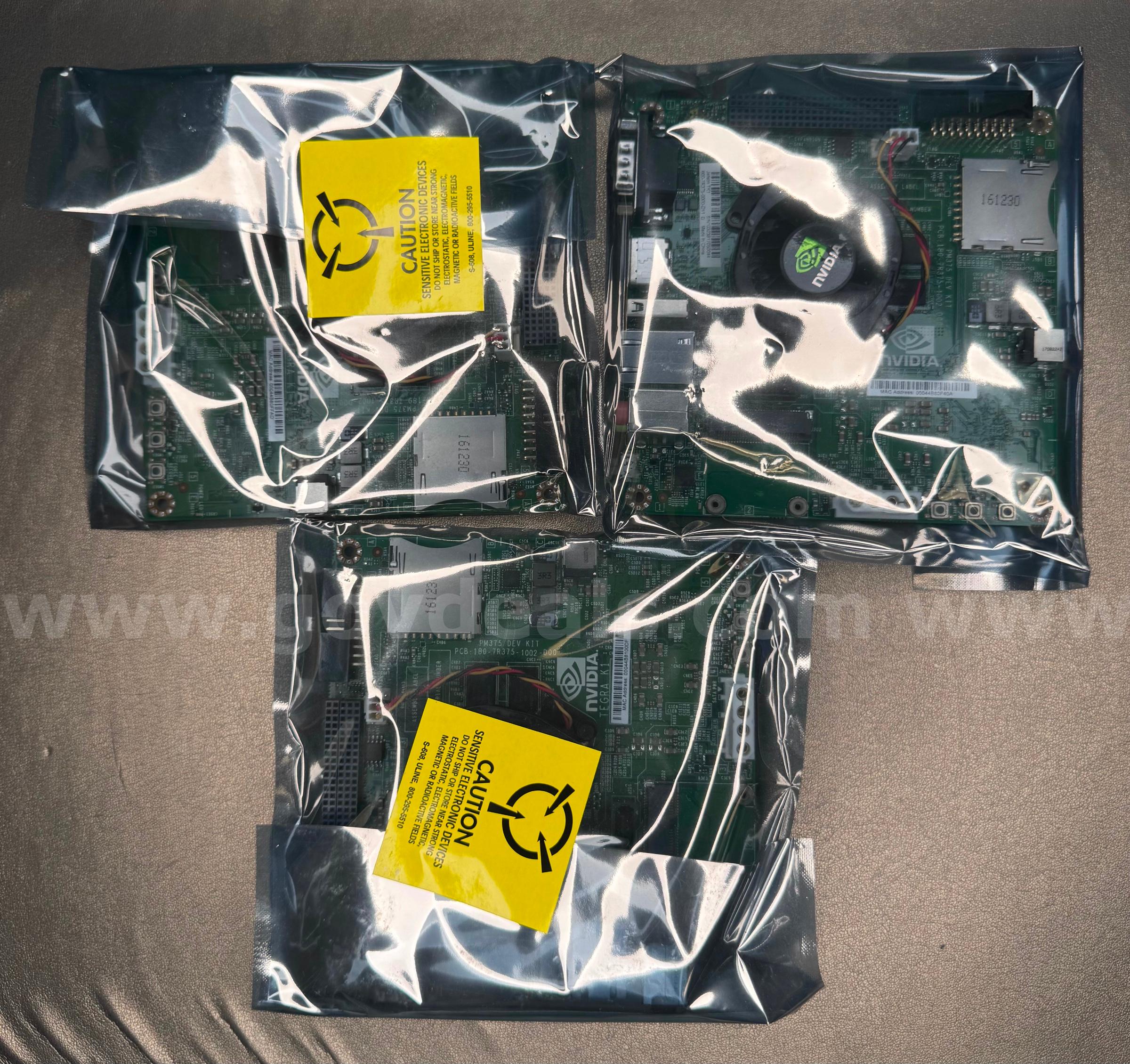 Lot of 3 Nvidia Jetson TKI Development Boards   Government Surplus Auction - Primary Photo