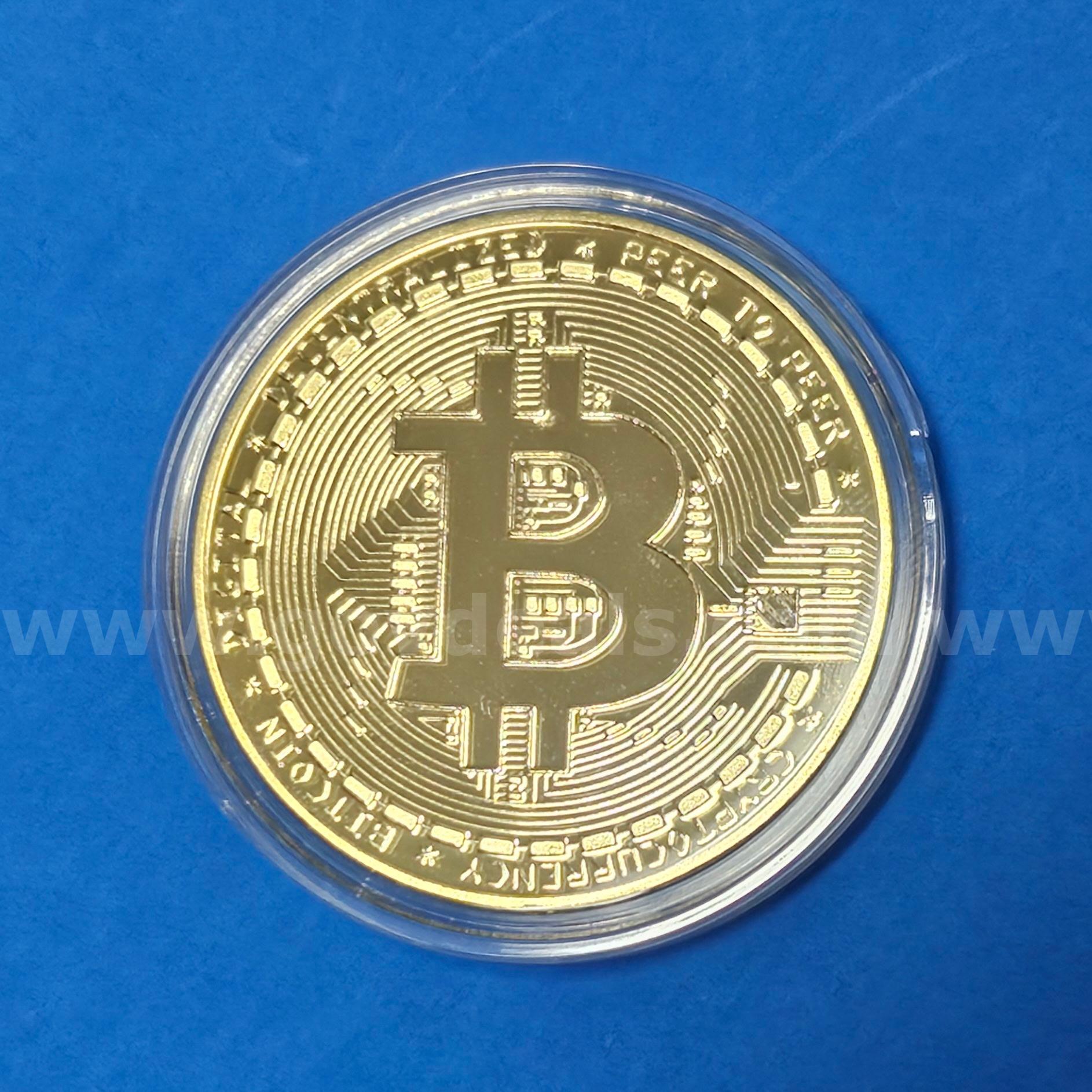 Gold Colored Bitcoin Token BTC!   Government Surplus Auction - Primary Photo