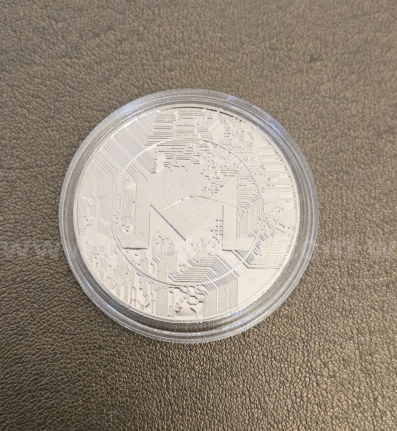 Silver Colored Monero Coin - Peer to Peer!   Government Surplus Auction - Primary Photo