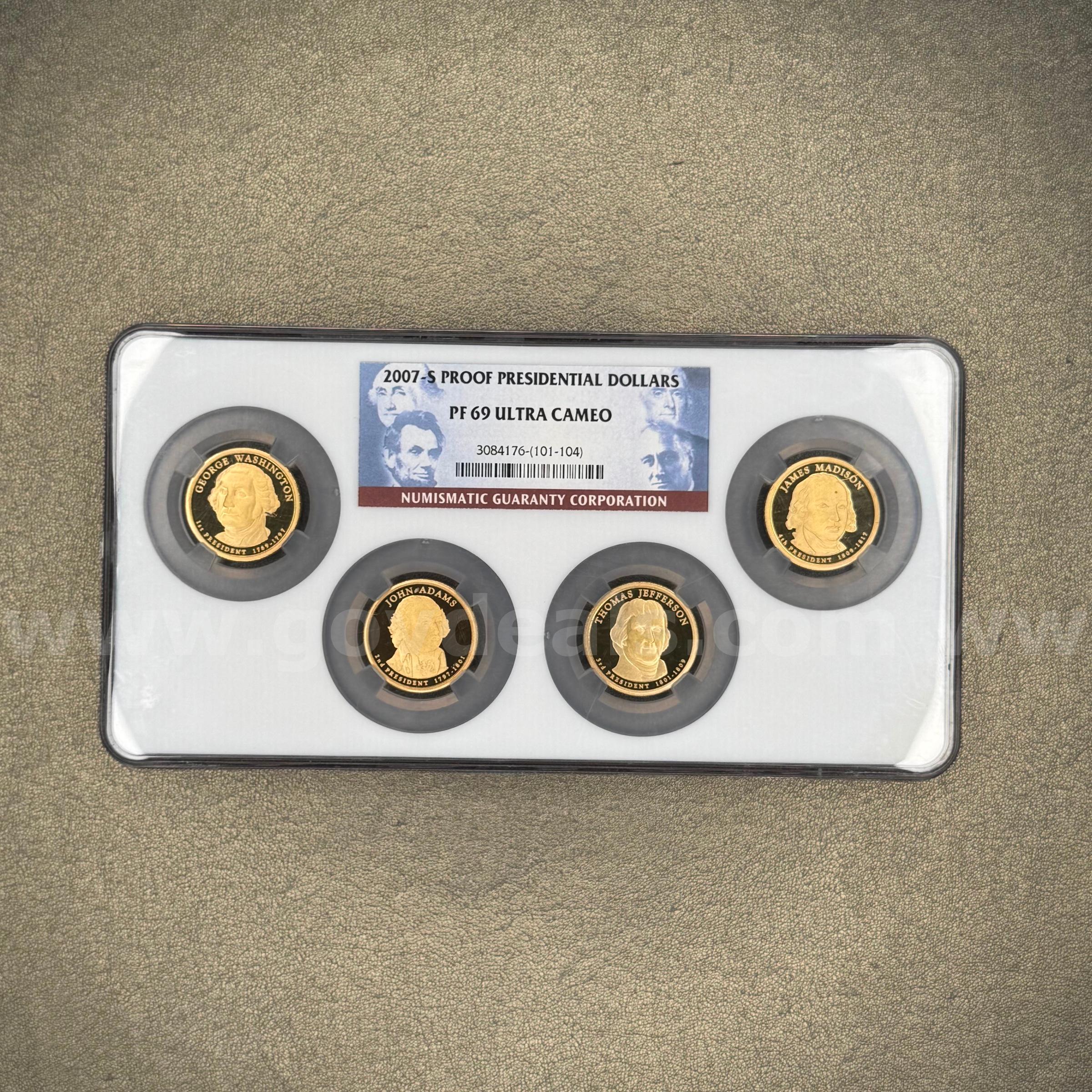 2007-S Proof Presidential Dollars   Government Surplus Auction - Primary Photo