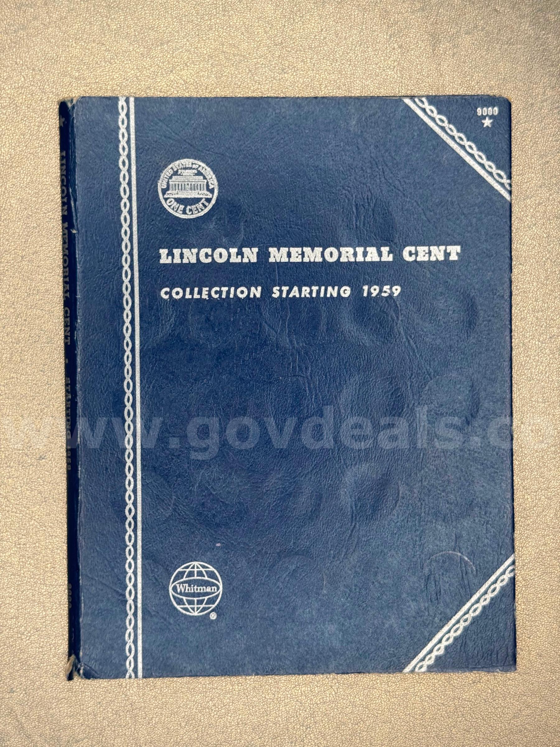 Starting 1959 Lincoln Memorial Cent Collection   Government Surplus Auction - Photo #3