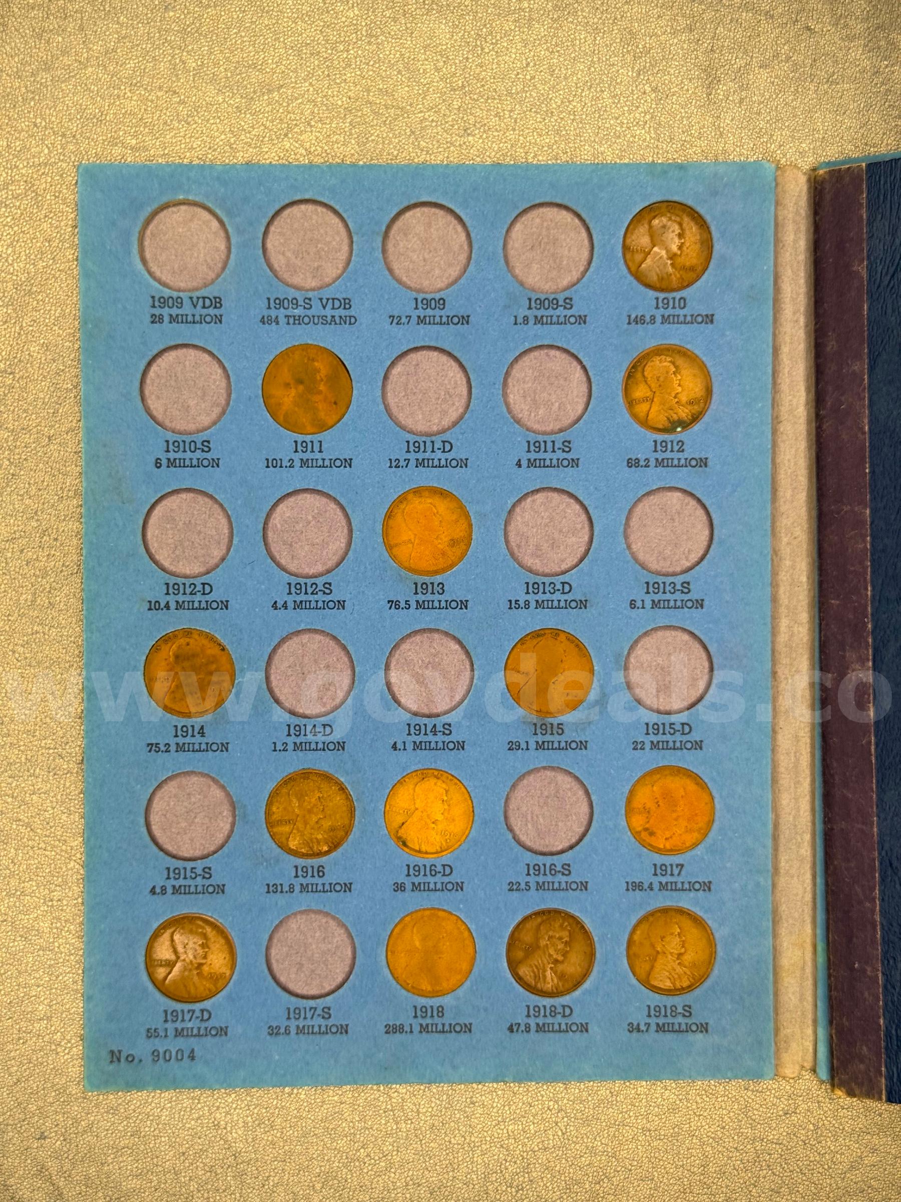 1909-1940 Lincoln Cent Collection   Government Surplus Auction - Primary Photo