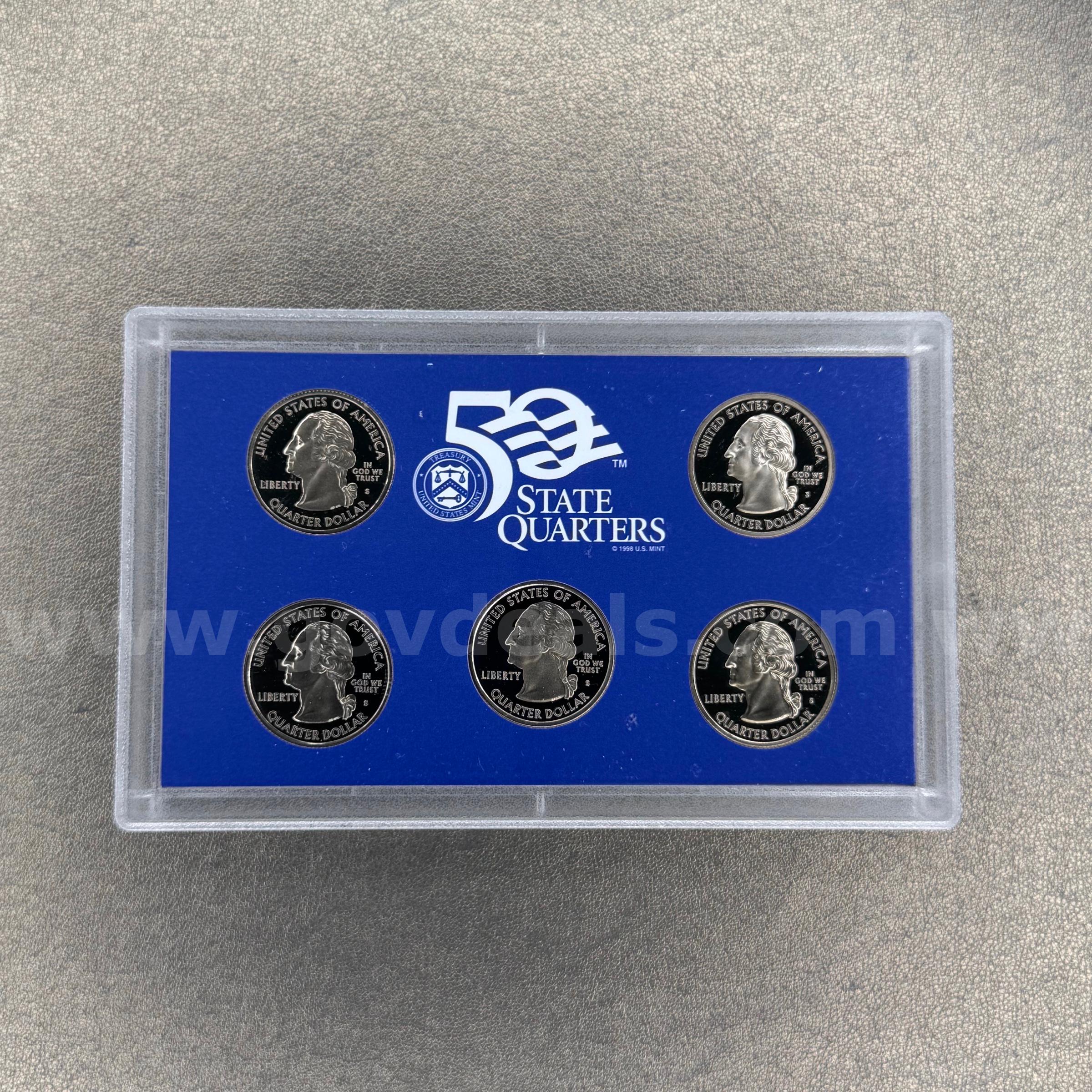 2003 United States Mint 50 State Quarters Proof Set   Government Surplus Auction - Photo #2