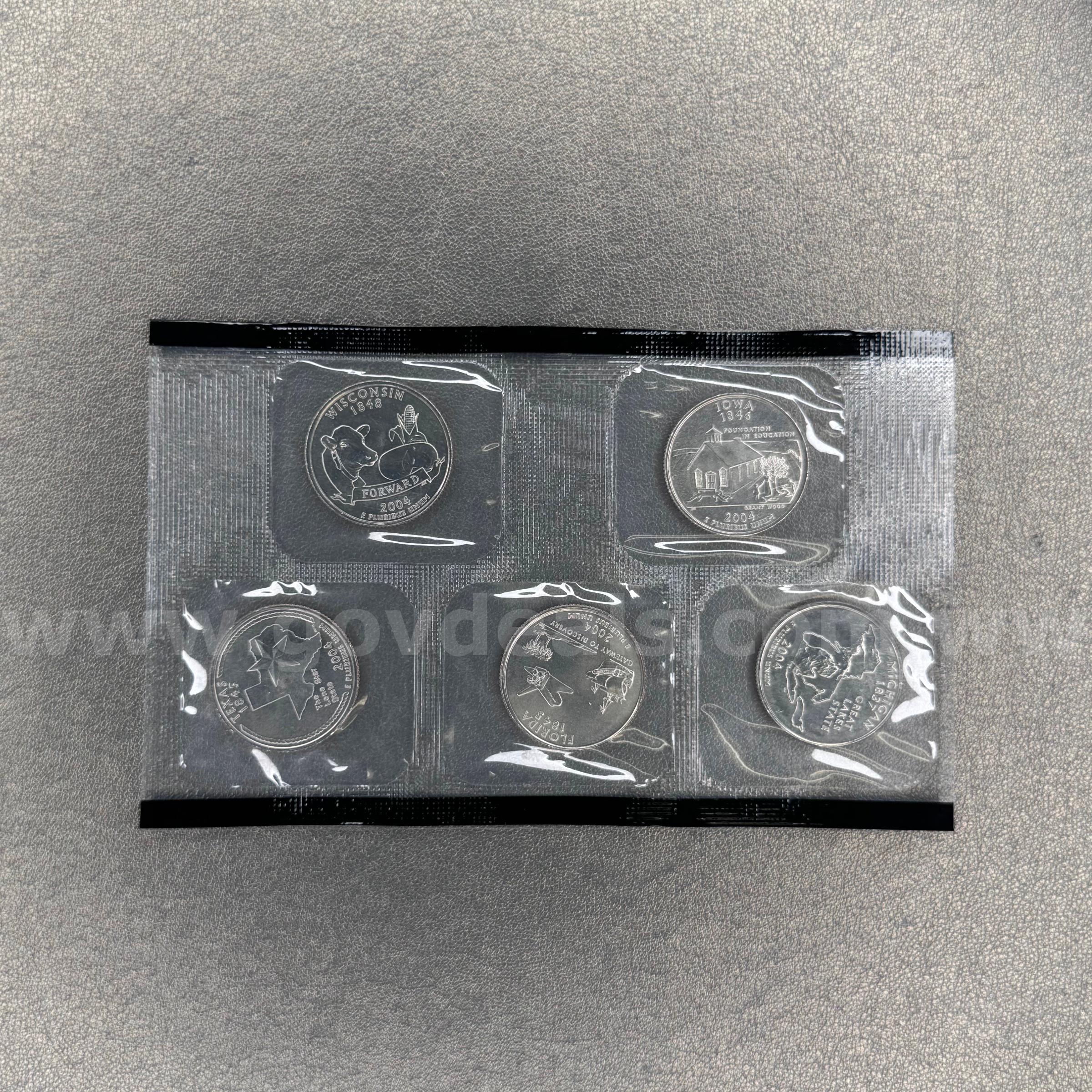 2004 US Mint Quarter Set   Government Surplus Auction - Photo #2